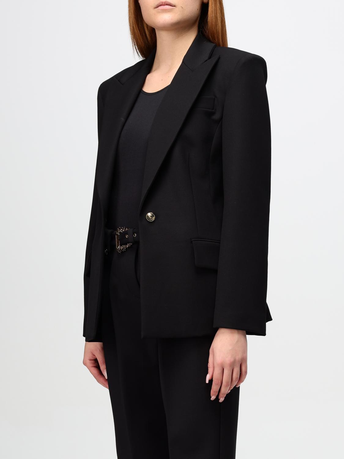 VERSACE JEANS COUTURE BLAZER: Blazer woman Versace Jeans Couture, Black - Img 3