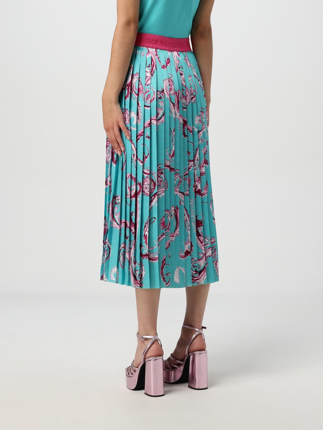 VERSACE JEANS COUTURE FALDA: Falda mujer Versace Jeans Couture, Azul Oscuro - Img 3