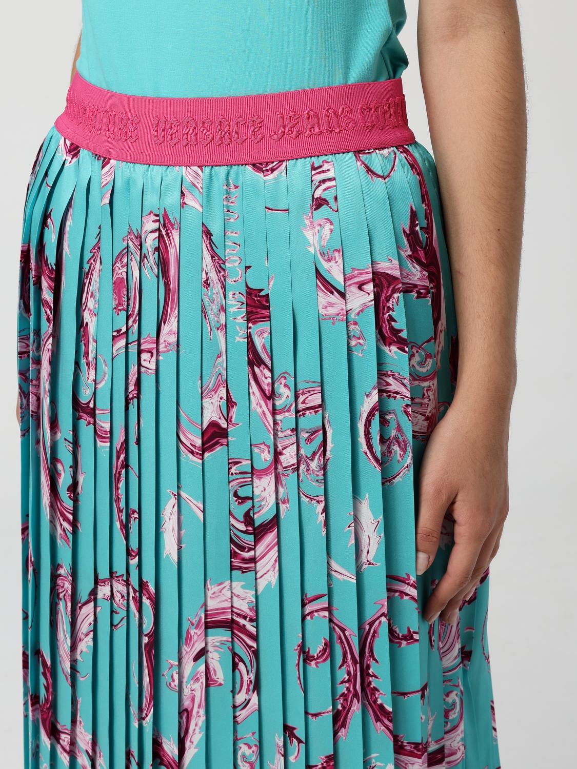 VERSACE JEANS COUTURE FALDA: Falda mujer Versace Jeans Couture, Azul Oscuro - Img 4