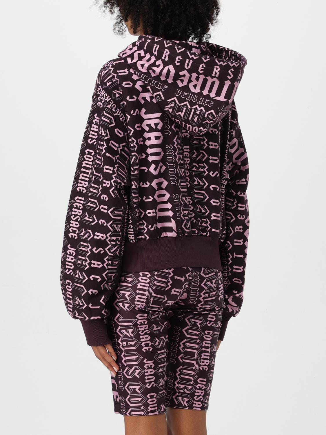 VERSACE JEANS COUTURE SUDADERA: Sudadera mujer Versace Jeans Couture, Violeta - Img 2