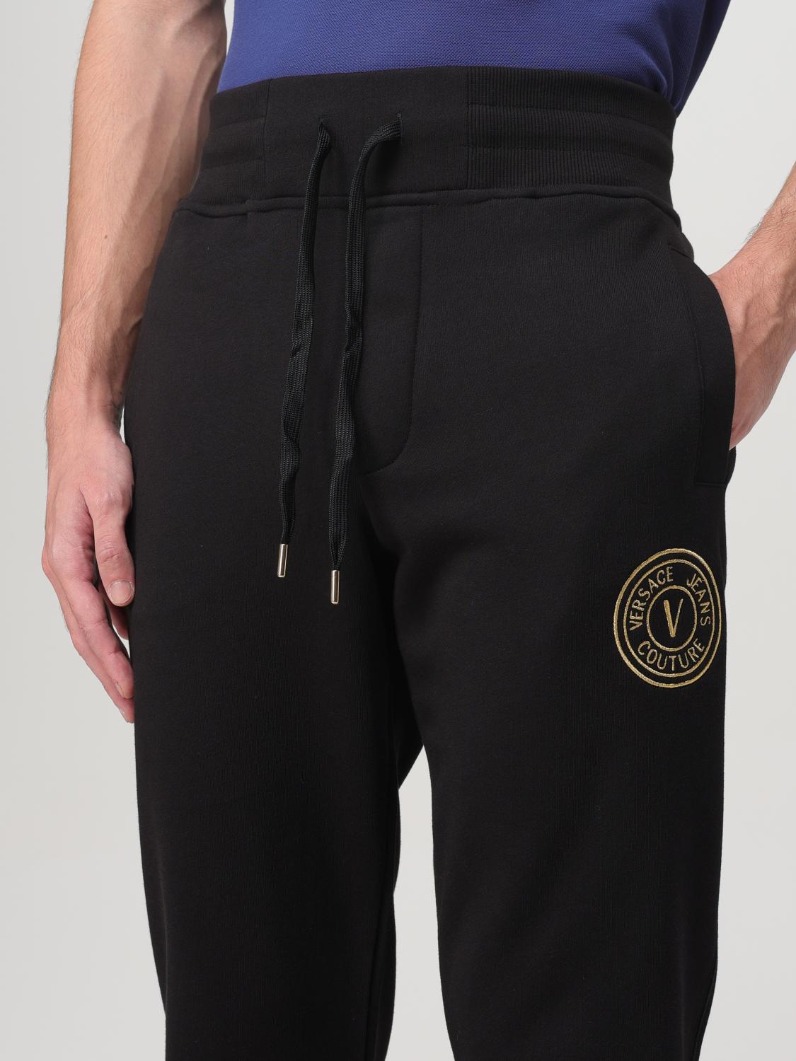 VERSACE JEANS COUTURE PANTS: Pants men Versace Jeans Couture, Black - Img 3