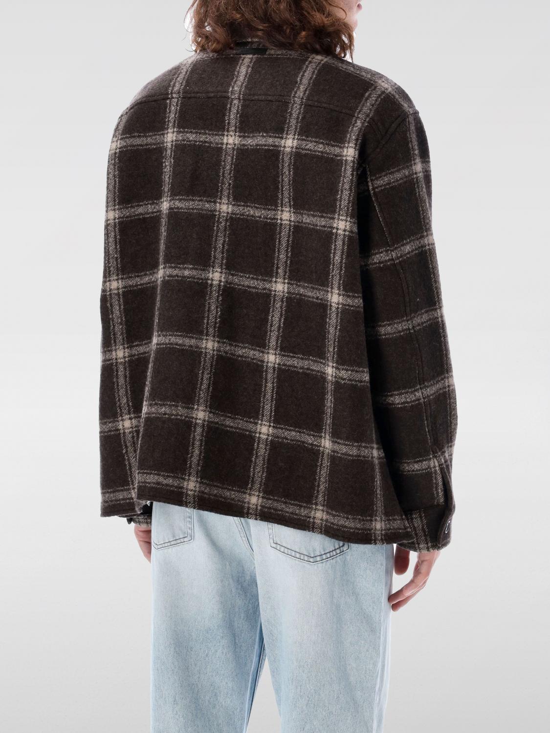 AMI PARIS JACKET: Jacket men Ami Paris, Coffee - Img 2