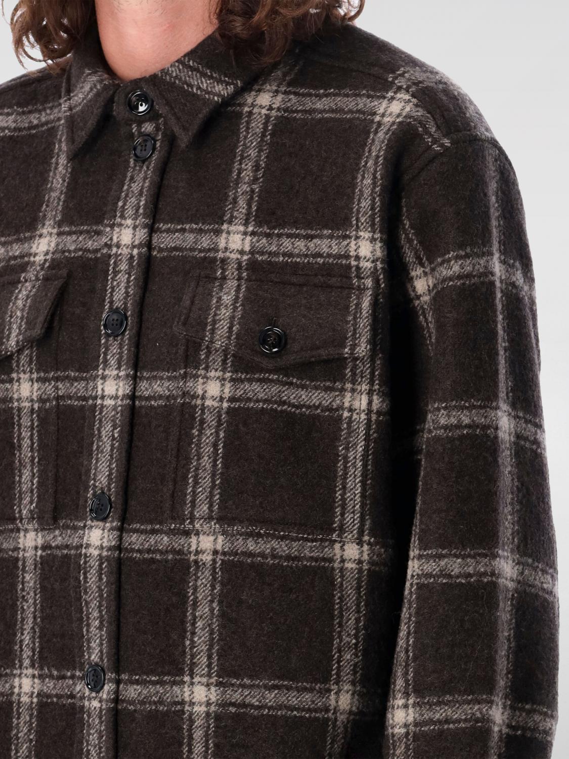 AMI PARIS JACKET: Jacket men Ami Paris, Coffee - Img 3