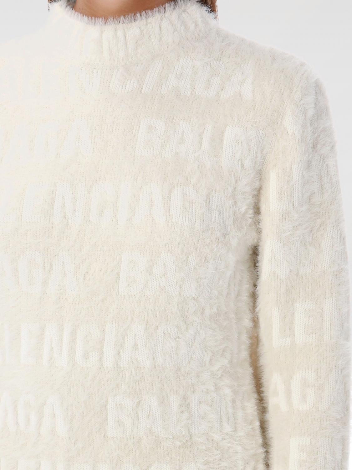 BALENCIAGA SWEATER: Sweater woman Balenciaga, White - Img 3