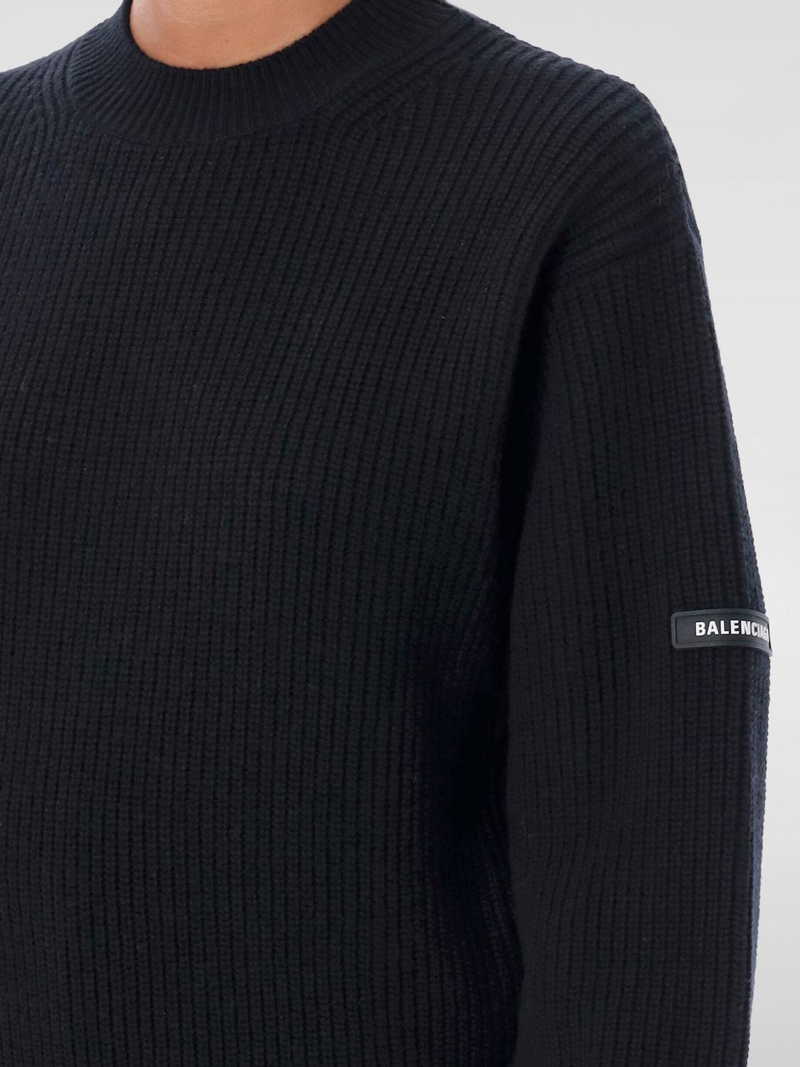 BALENCIAGA SWEATER: Sweater woman Balenciaga, Black - Img 3