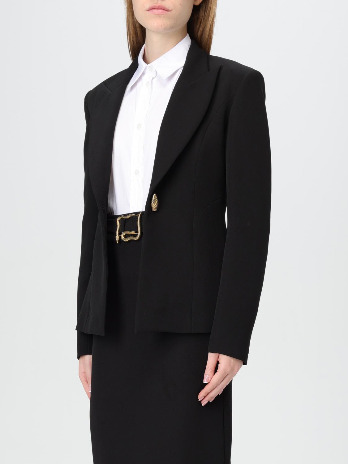 JUST CAVALLI CHAQUETA: Americana mujer Just Cavalli, Negro - Img 4