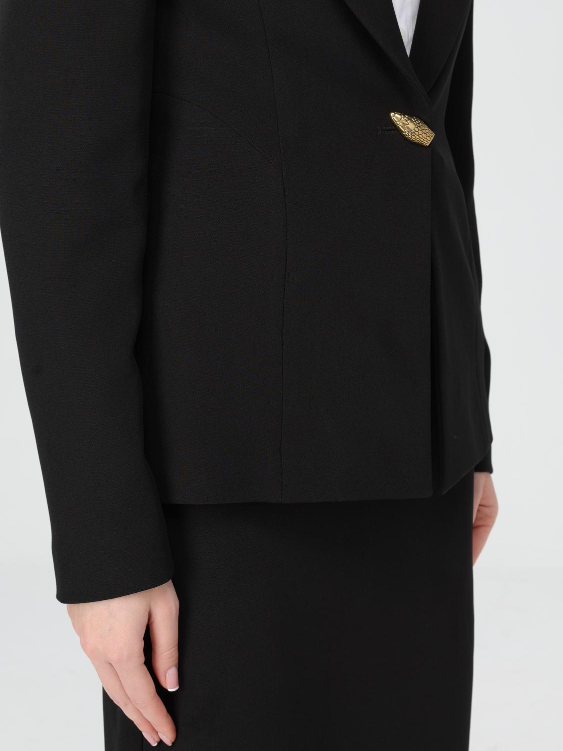 JUST CAVALLI CHAQUETA: Americana mujer Just Cavalli, Negro - Img 5