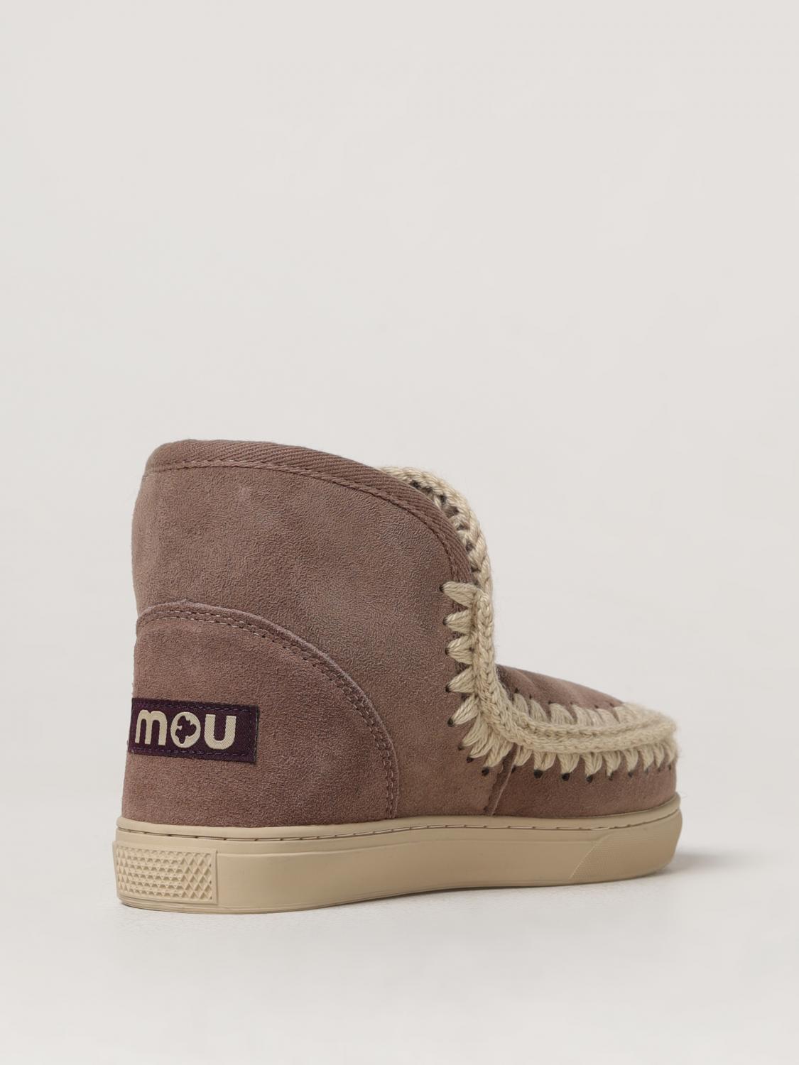 MOU STIVALI: Sneakers Eskimo Mou in camoscio, Beige - Img 3