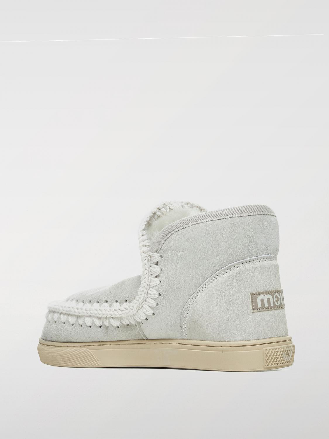 MOU FLAT ANKLE BOOTS: Sneakers woman Mou, Ice - Img 3