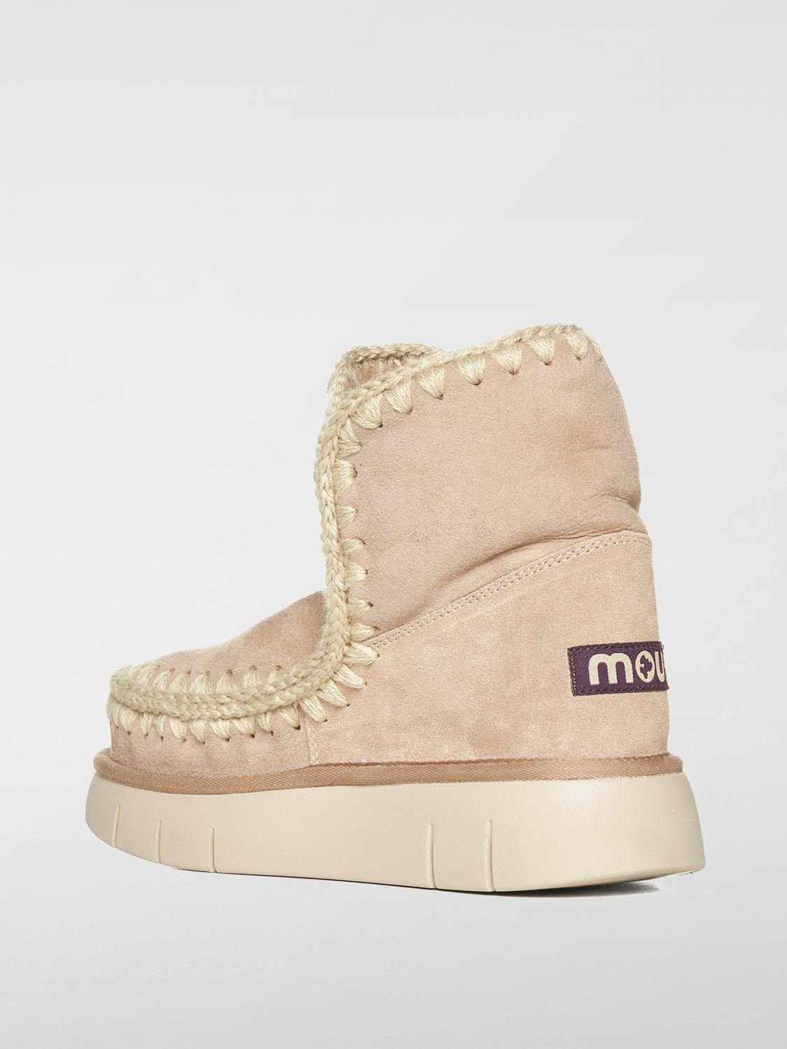 MOU САПОГИ: Полусапоги Женское Mou, Бежевый - Img 3