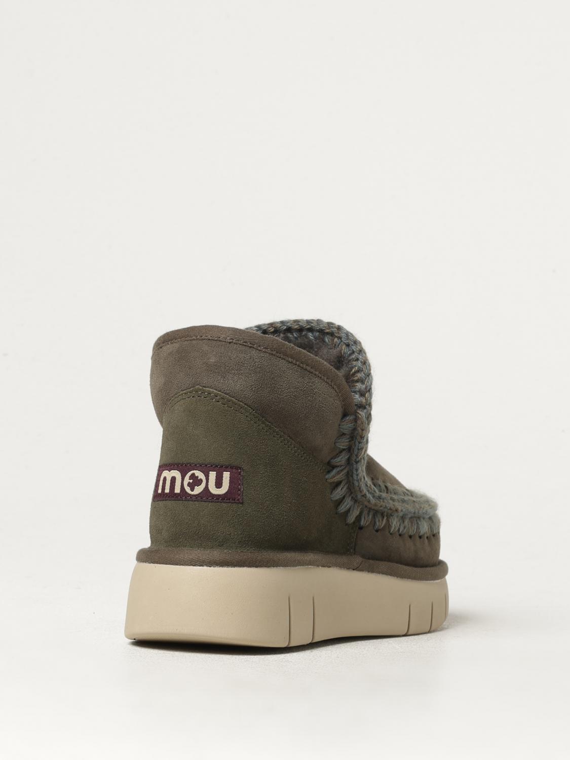 MOU BOTTINES PLATES: Baskets femme Mou, Vert - Img 3