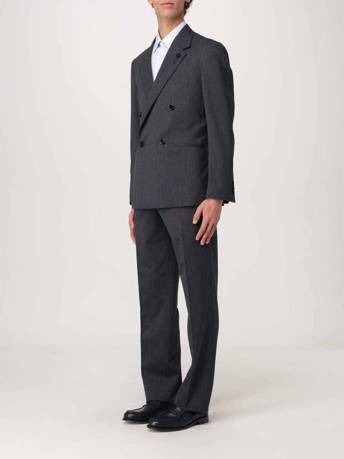 LARDINI SUIT: Suit men Lardini, Black - Img 4