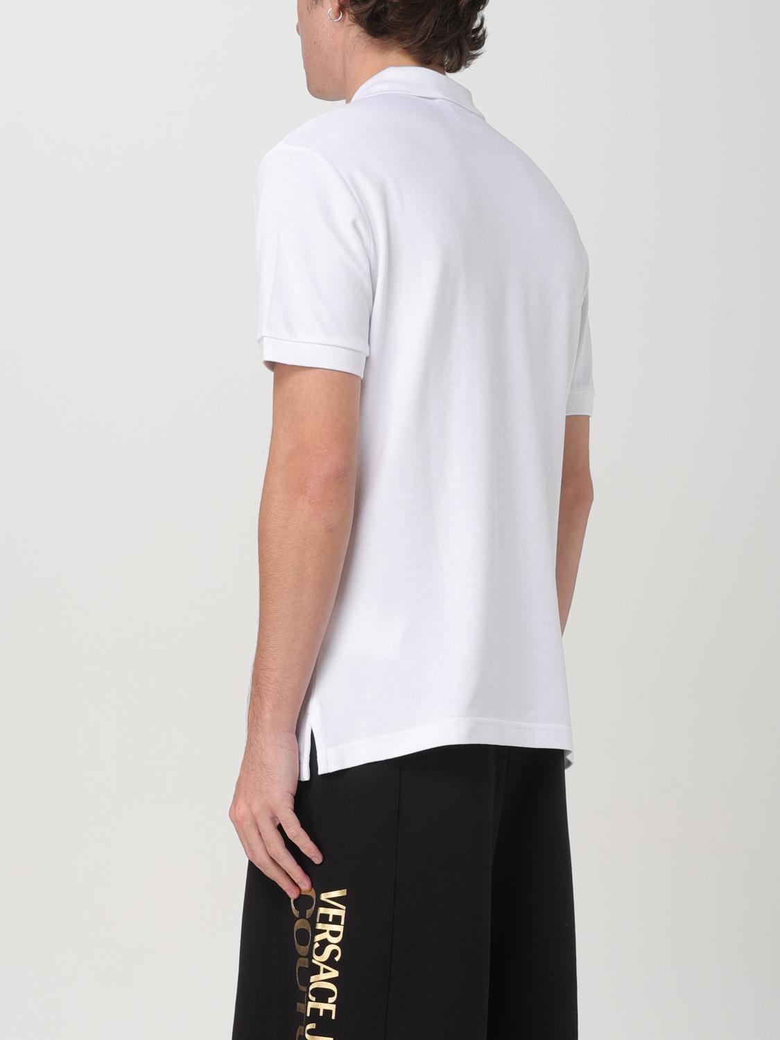 VERSACE JEANS COUTURE POLO SHIRT: Polo shirt men Versace Jeans Couture, White - Img 2