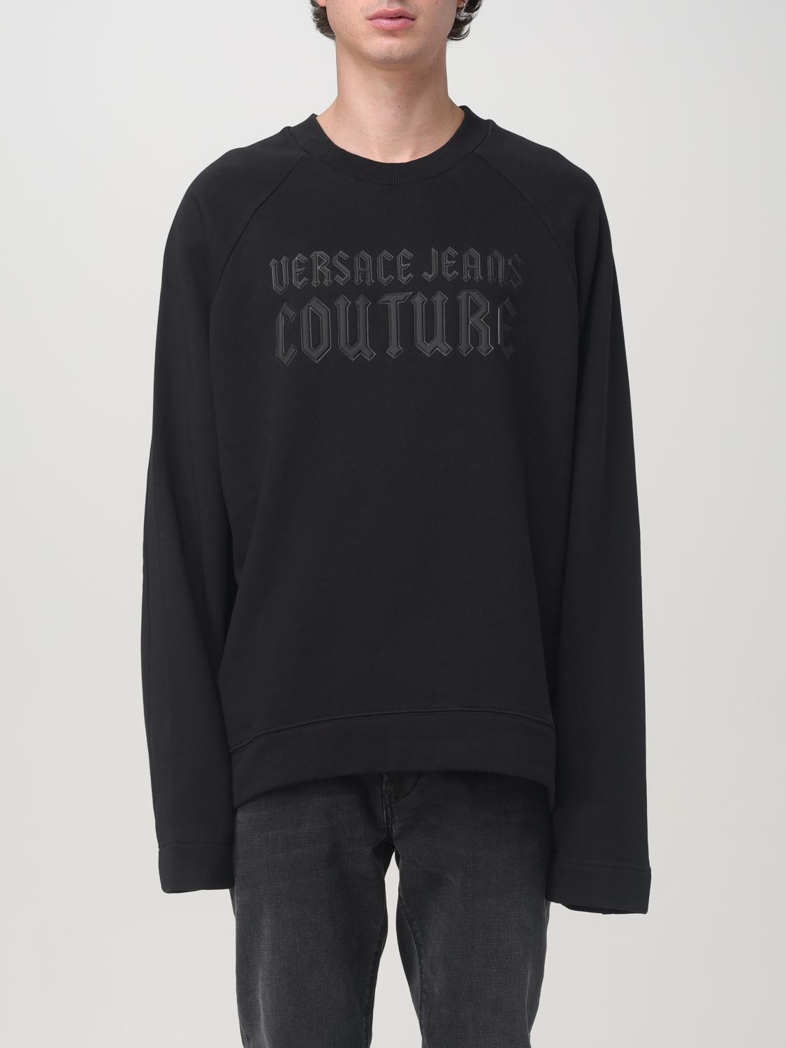 VERSACE JEANS COUTURE SUDADERA: Sudadera hombre Versace Jeans Couture, Negro - Img 1