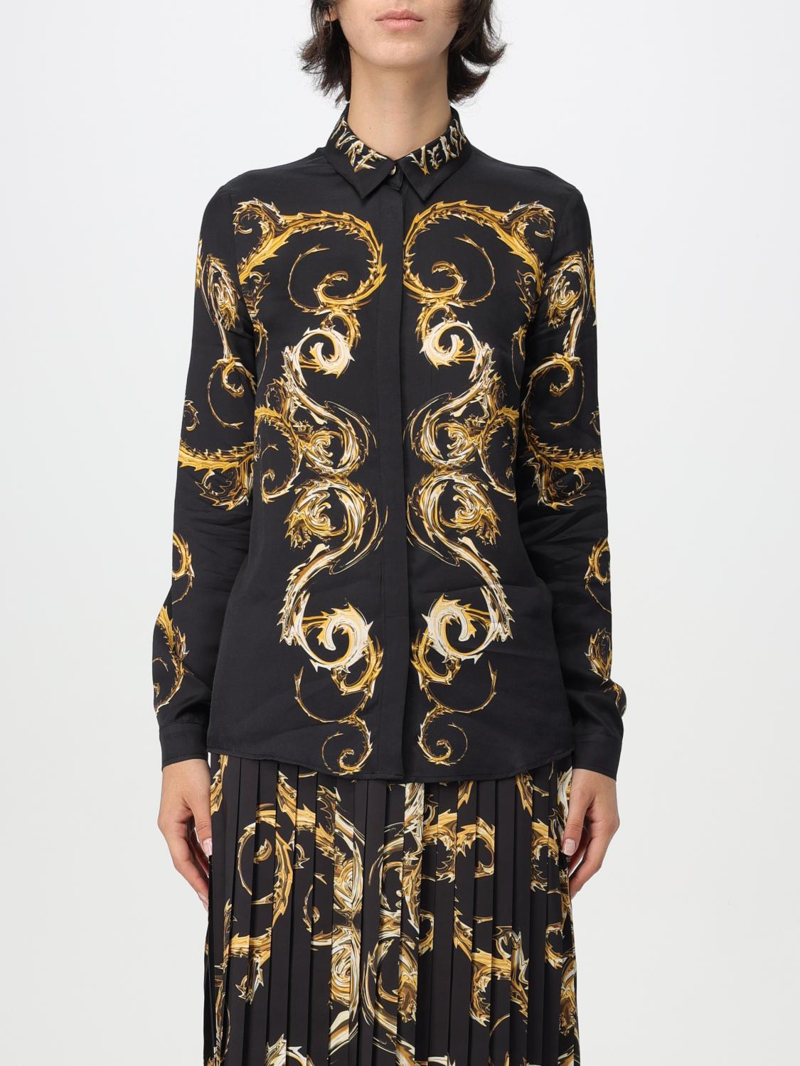 VERSACE JEANS COUTURE SHIRT: Shirt woman Versace Jeans Couture, Black - Img 1