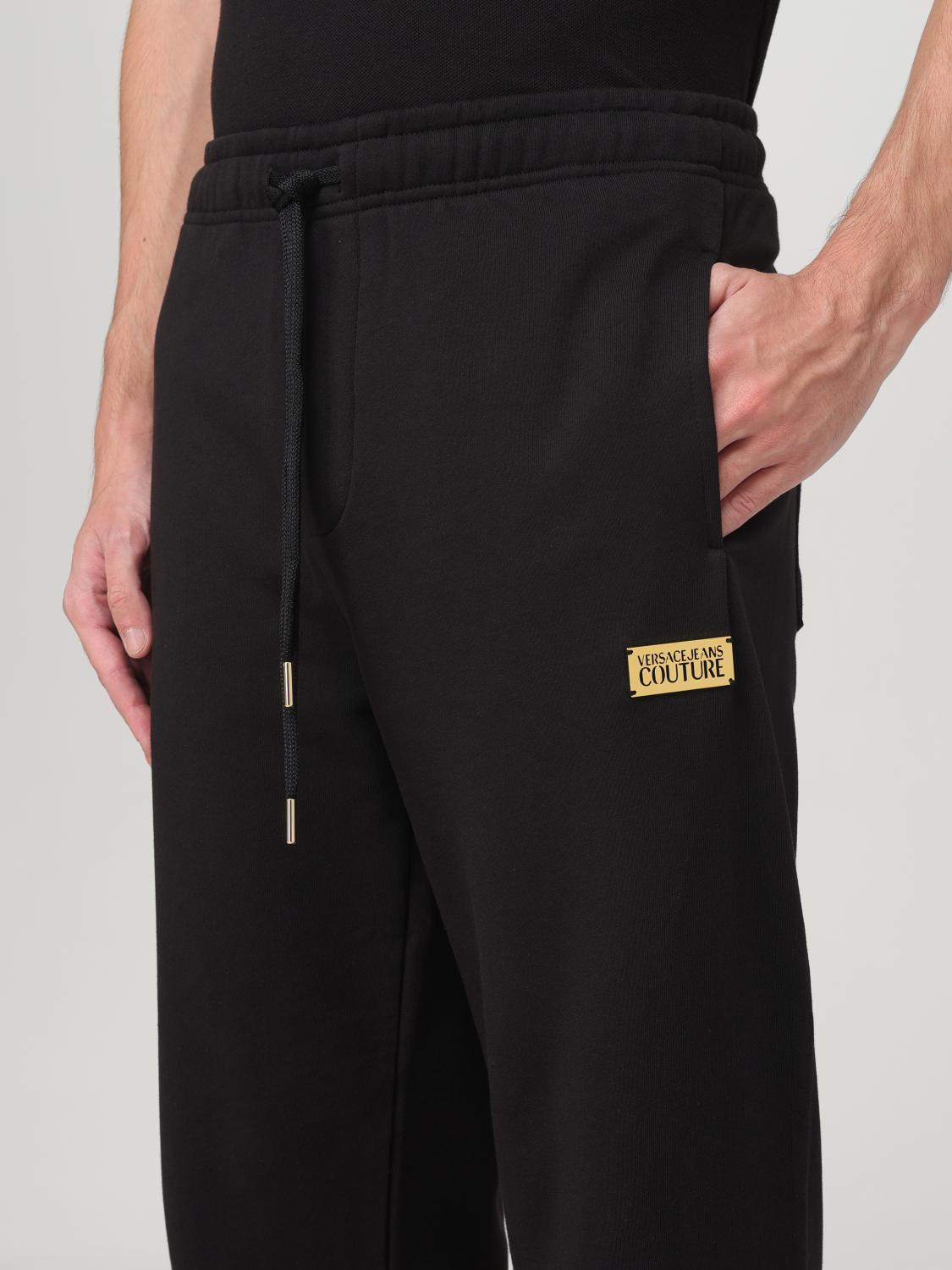 VERSACE JEANS COUTURE PANTS: Pants men Versace Jeans Couture, Black - Img 4