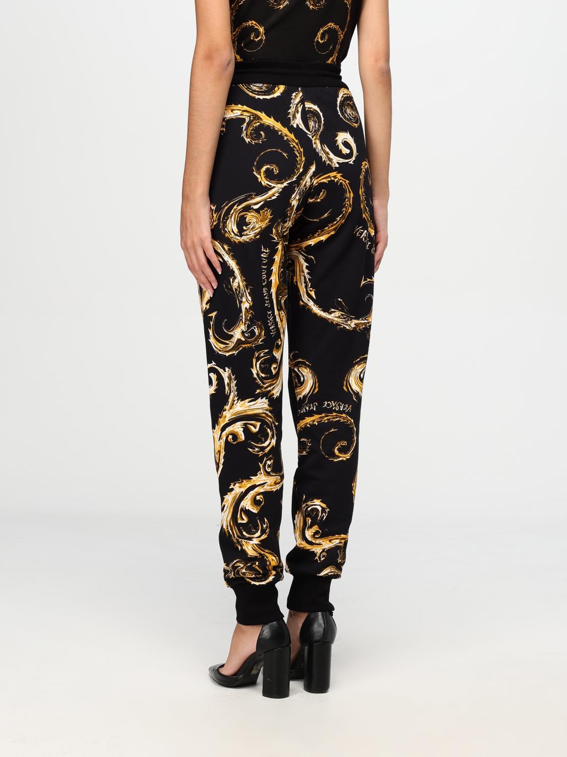 VERSACE JEANS COUTURE PANTS: Pants woman Versace Jeans Couture, Black - Img 2