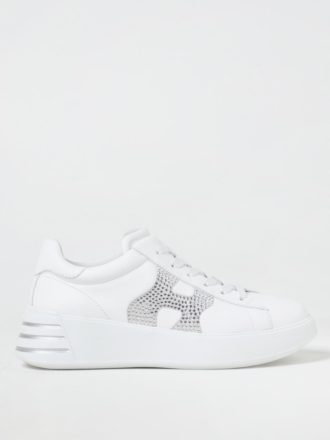 Giglio Sneakers H564 Hogan in pelle con logo di strass