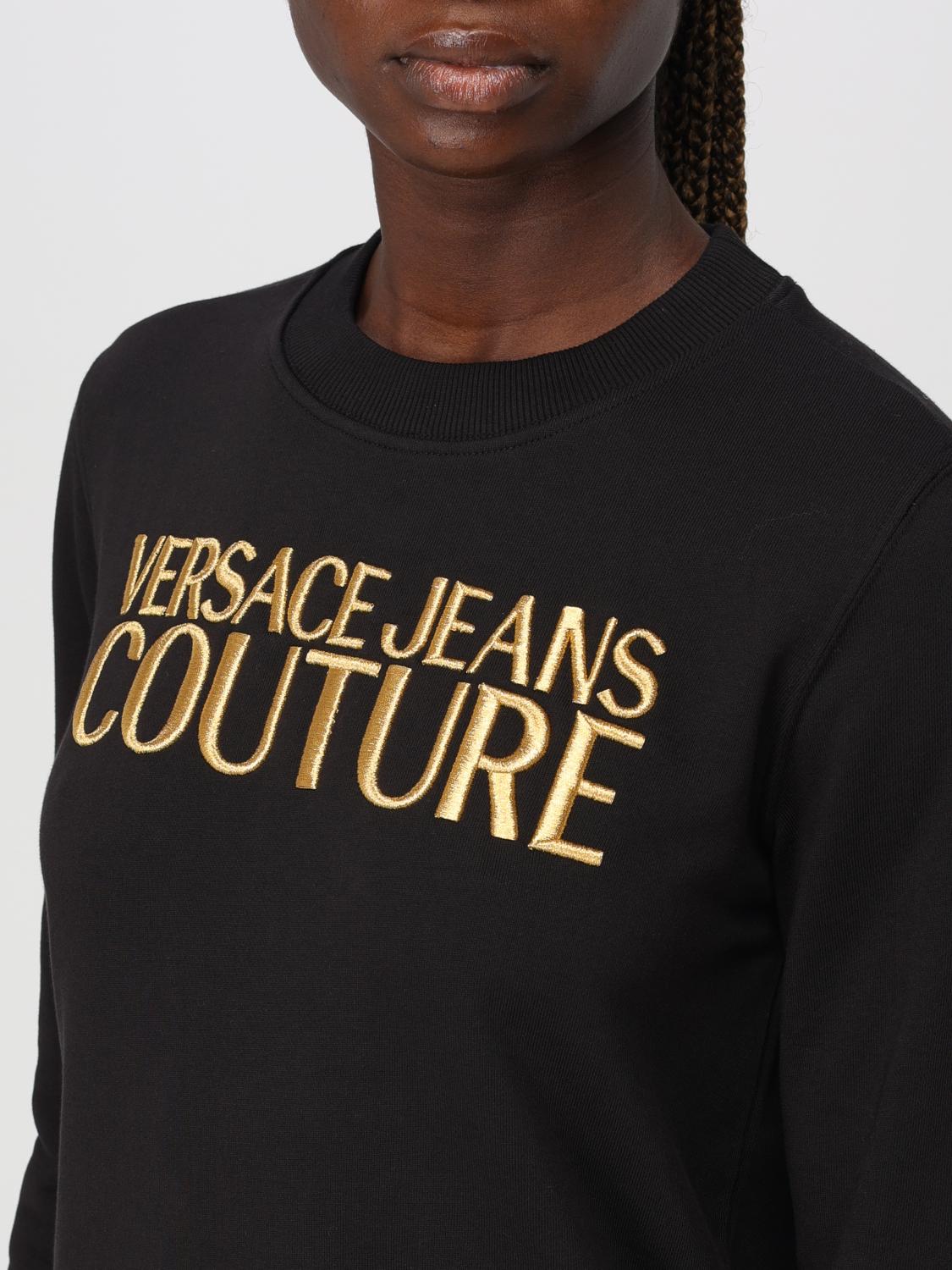 VERSACE JEANS COUTURE スウェットシャツ: スウェットシャツ レディース Versace Jeans Couture, ブラック - Img 3