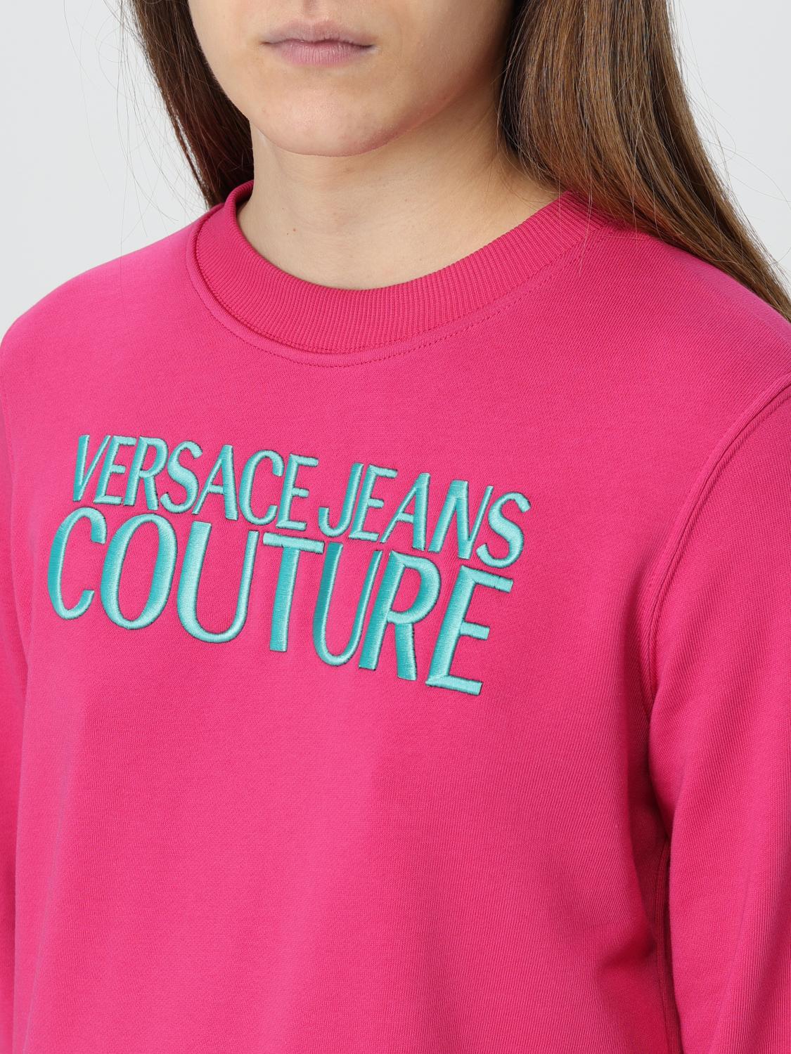 VERSACE JEANS COUTURE SUDADERA: Sudadera mujer Versace Jeans Couture, Fucsia - Img 3