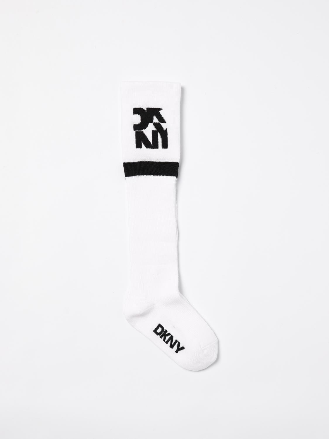 DKNY SOCKS: Socks baby kids Dkny, White - Img 1