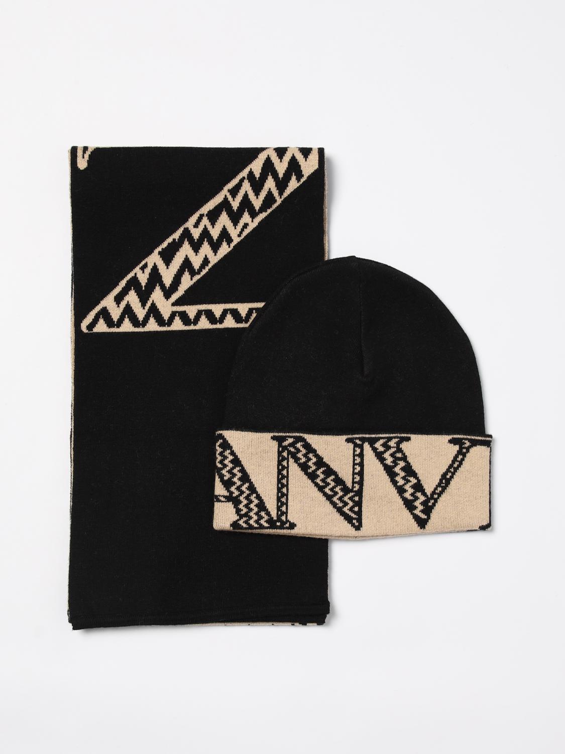 LANVIN BLANKET SET: Hat kids Lanvin, Black - Img 1