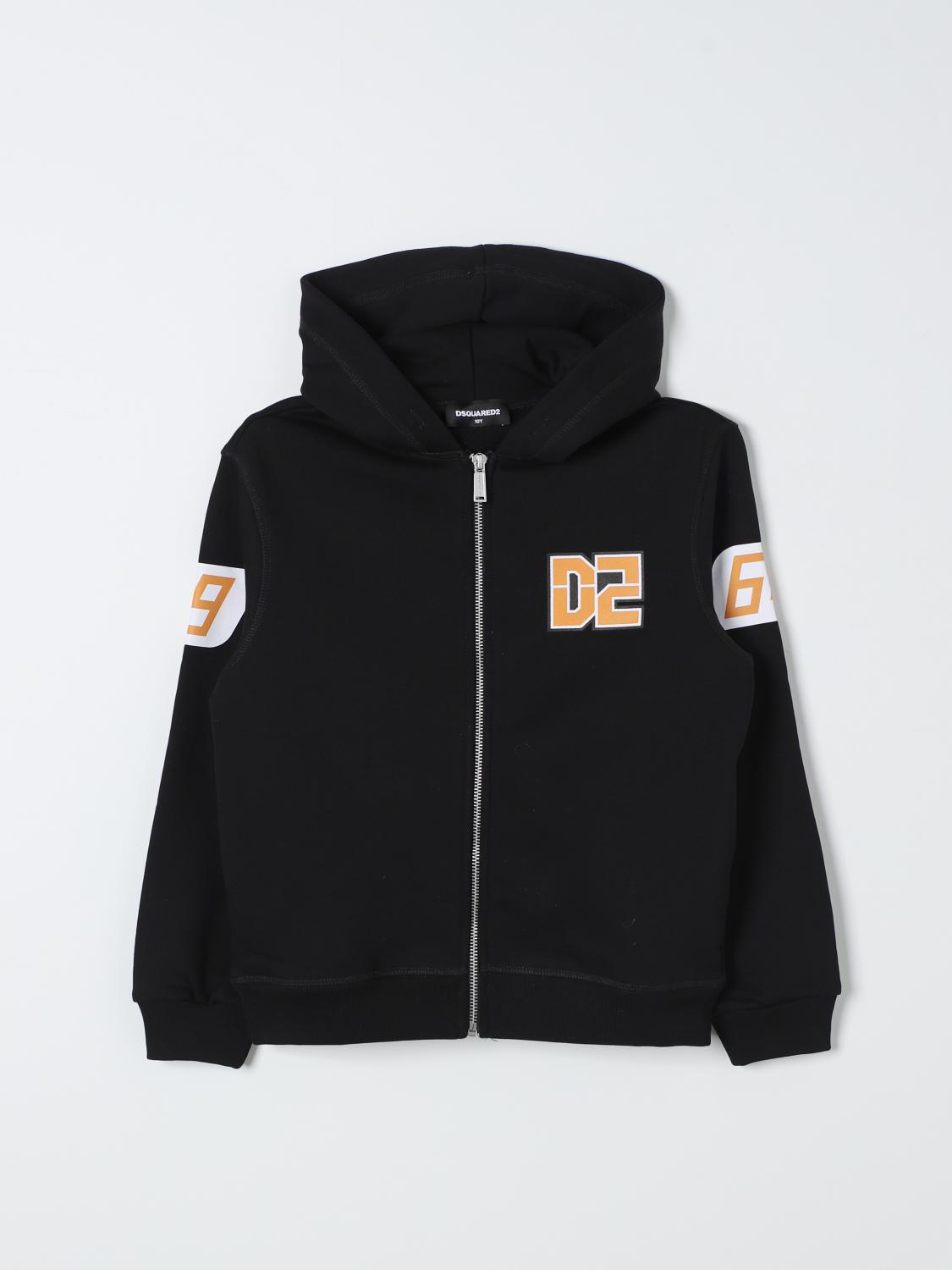 DSQUARED2 PULLOVER: Pullover kinder Dsquared2, Schwarz - Img 1