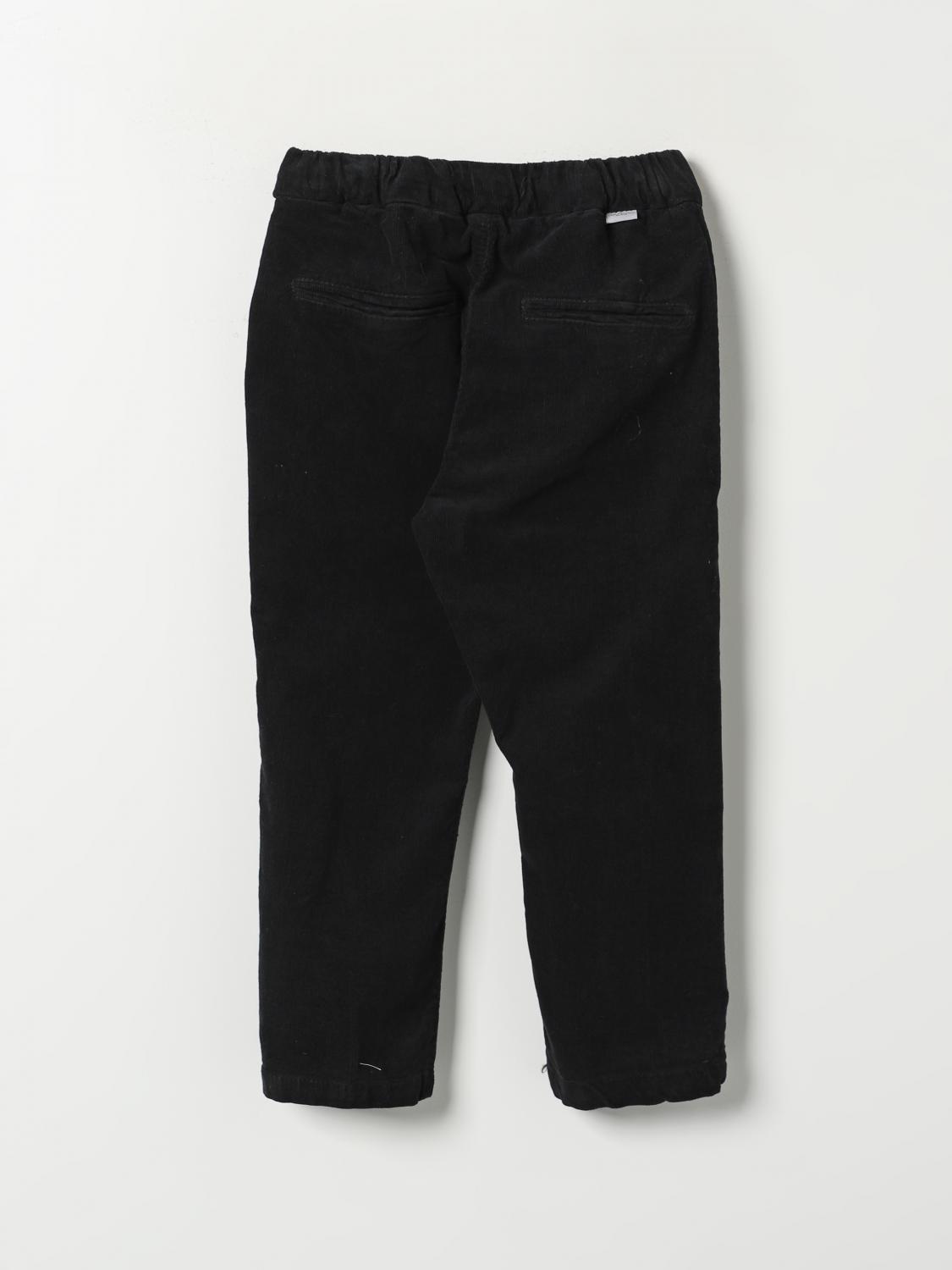 PAOLO PECORA PANTS: Pants kids Paolo Pecora, Black - Img 2