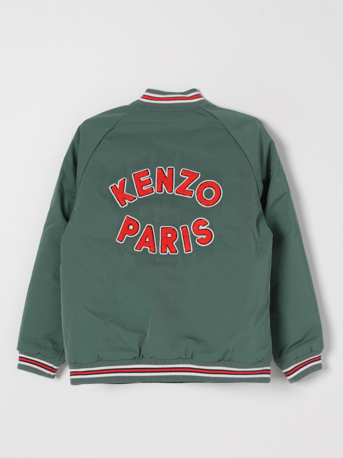 KENZO KIDS 코트: 코트 남아 Kenzo Kids, 올리브 - Img 2