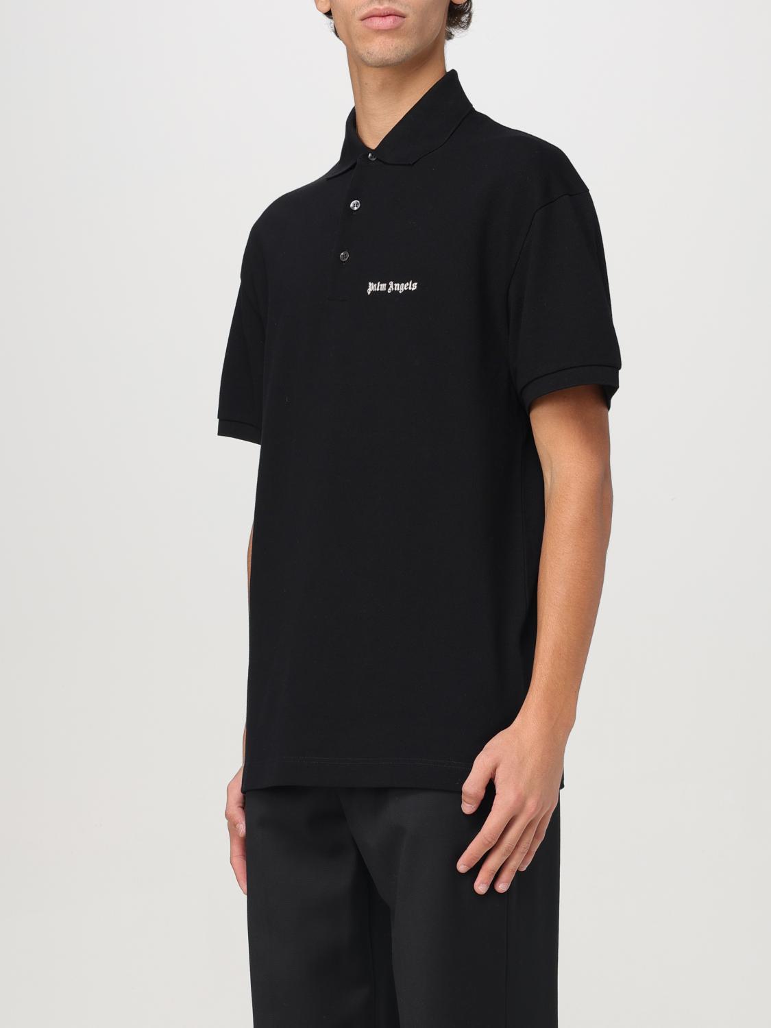 PALM ANGELS POLO SHIRT: Polo shirt men Palm Angels, Black - Img 3