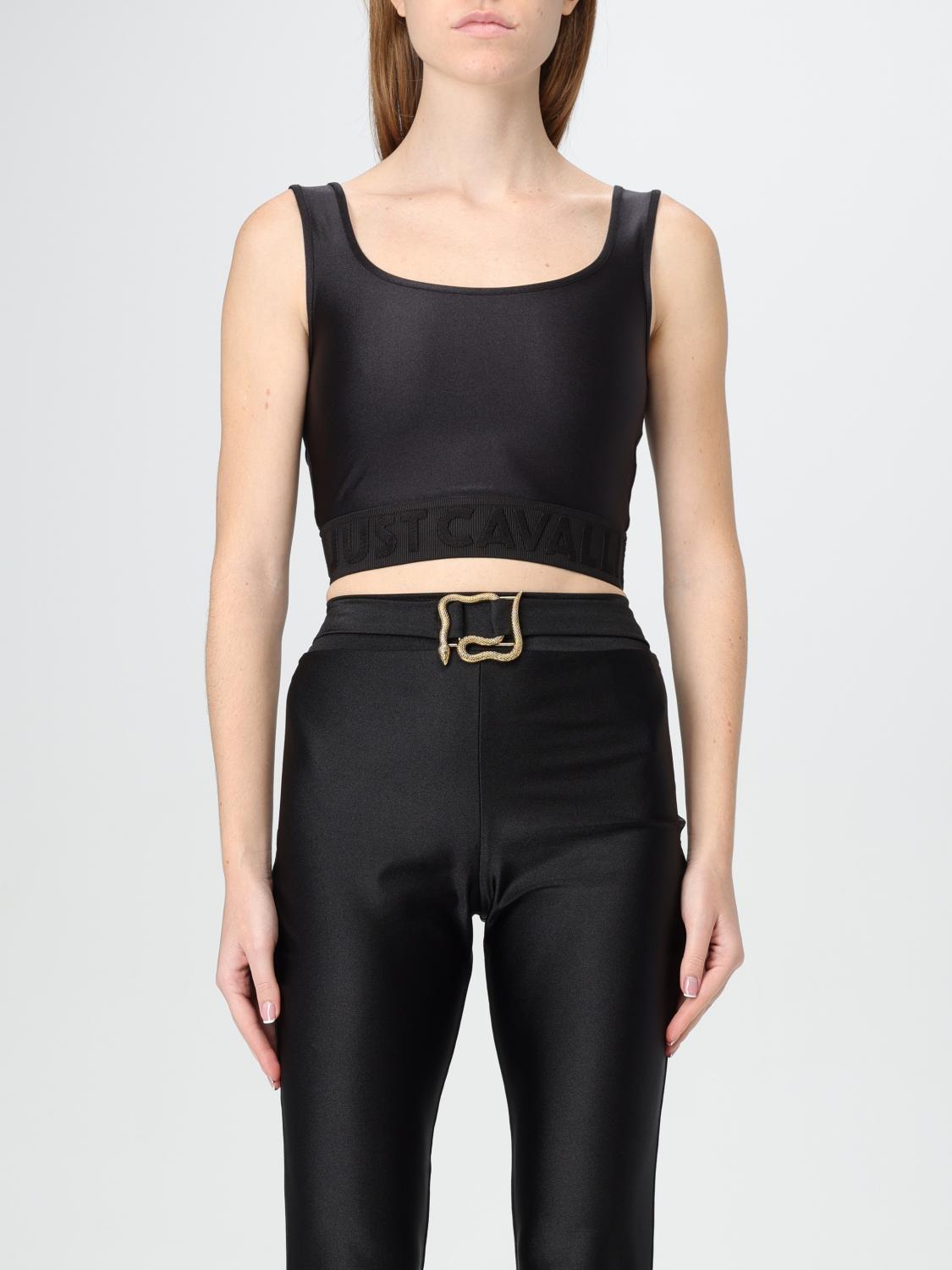 JUST CAVALLI TOP: Top femme Just Cavalli, Noir - Img 1