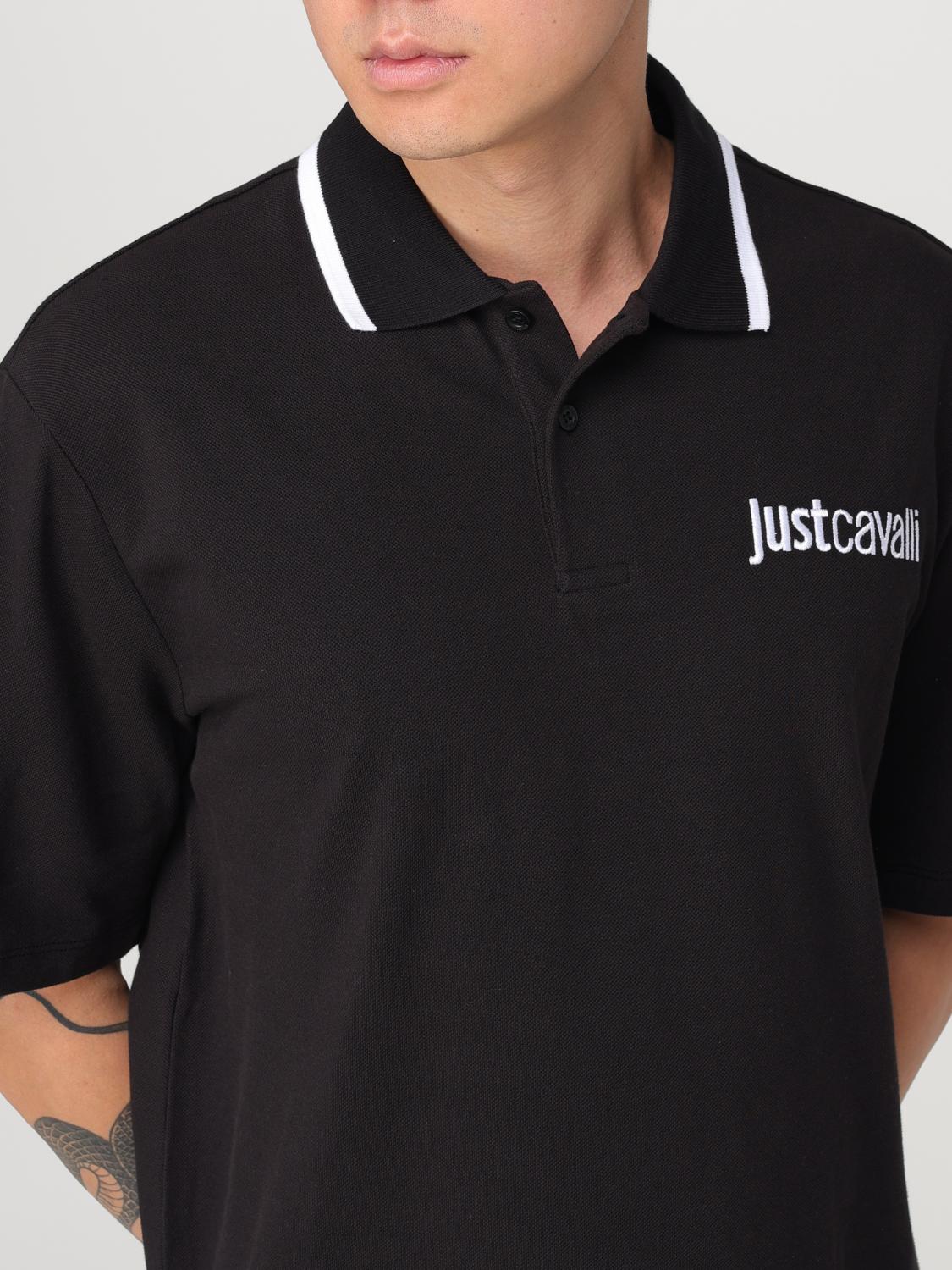 JUST CAVALLI POLO SHIRT: Polo shirt men Just Cavalli, Black - Img 3