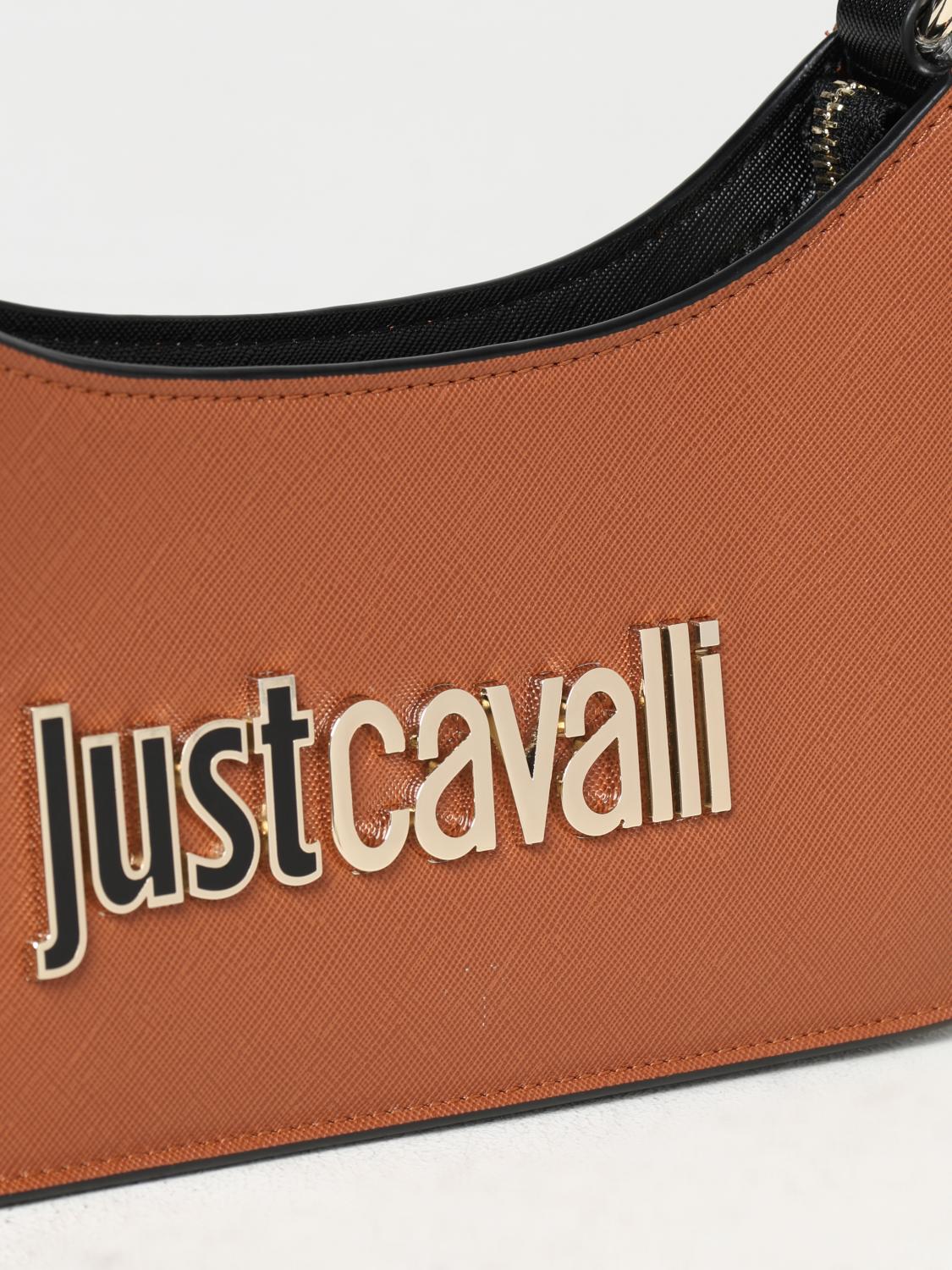 JUST CAVALLI BORSA A SPALLA: Borsa a spalla donna Just Cavalli, Marrone - Img 3