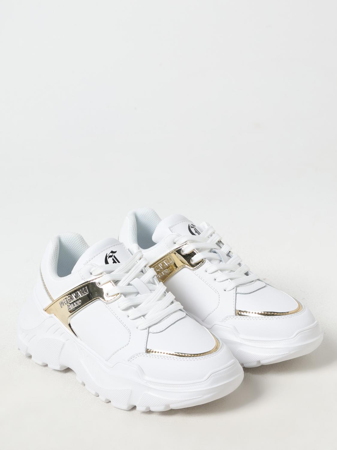 JUST CAVALLI SNEAKERS: Sneakers woman Just Cavalli, White - Img 2