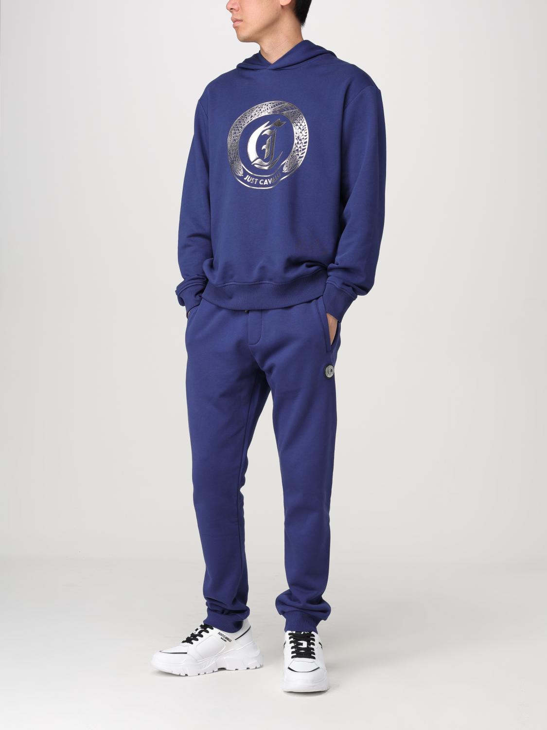JUST CAVALLI SWEATSHIRT: Sweatshirt men Just Cavalli, Blue - Img 2