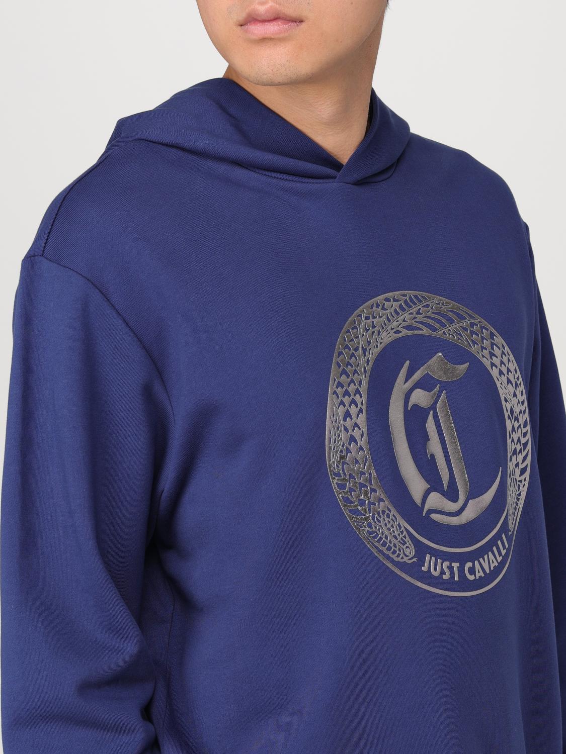 JUST CAVALLI SWEATSHIRT: Sweatshirt men Just Cavalli, Blue - Img 4
