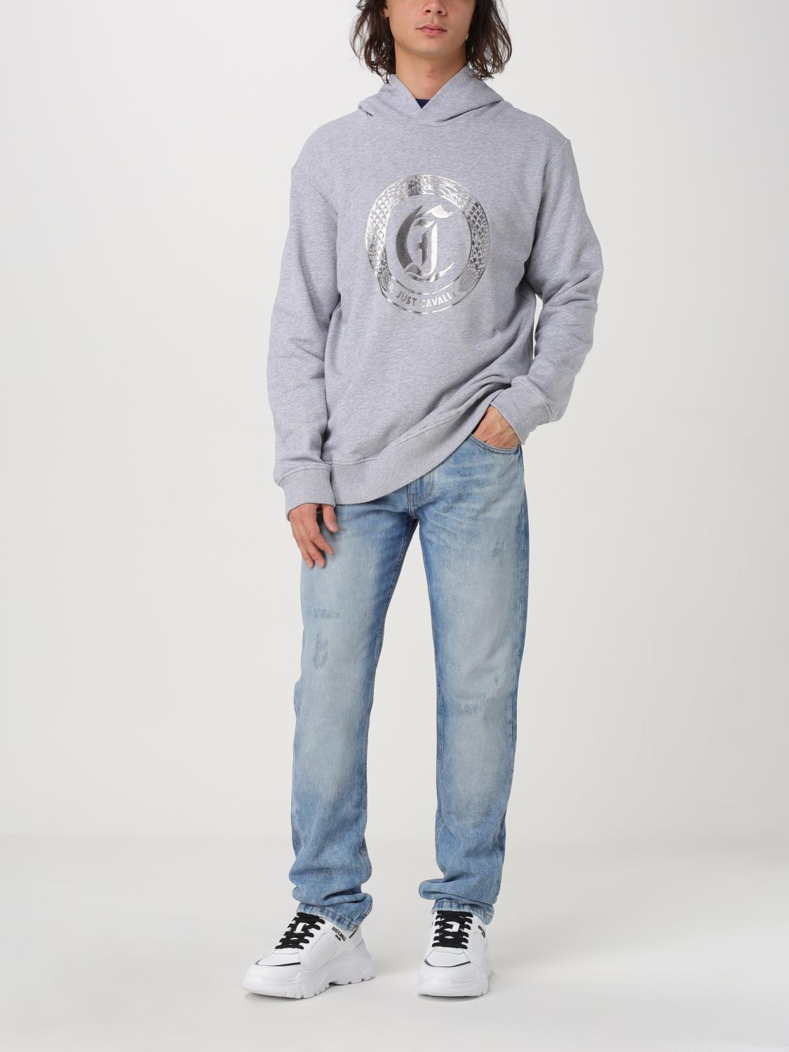 JUST CAVALLI SWEATSHIRT: Sweatshirt men Just Cavalli, Grey - Img 2