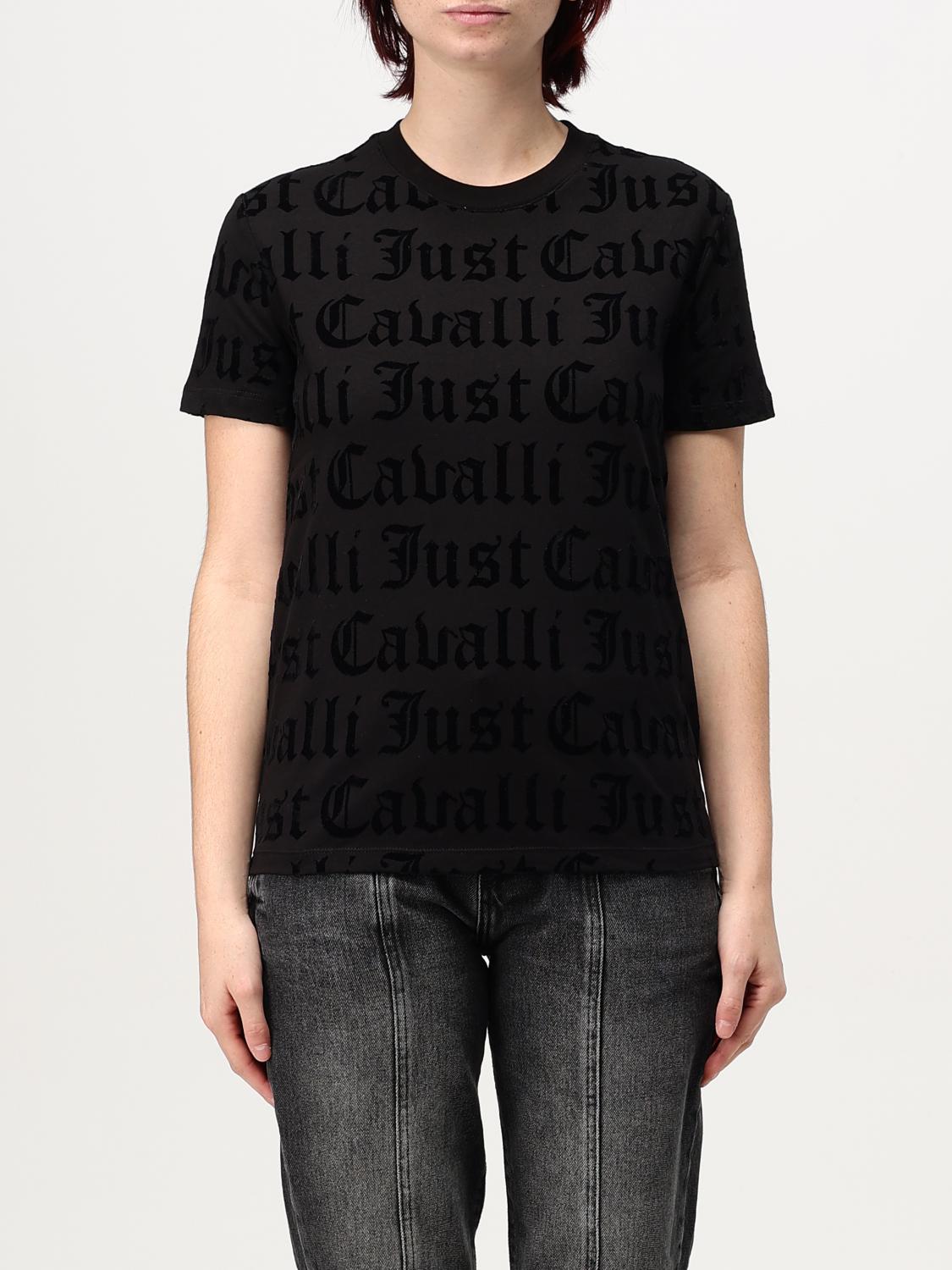 JUST CAVALLI T-SHIRT: T-shirt woman Just Cavalli, Black - Img 1