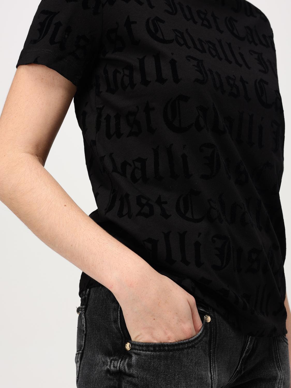 JUST CAVALLI T-SHIRT: T-shirt woman Just Cavalli, Black - Img 3