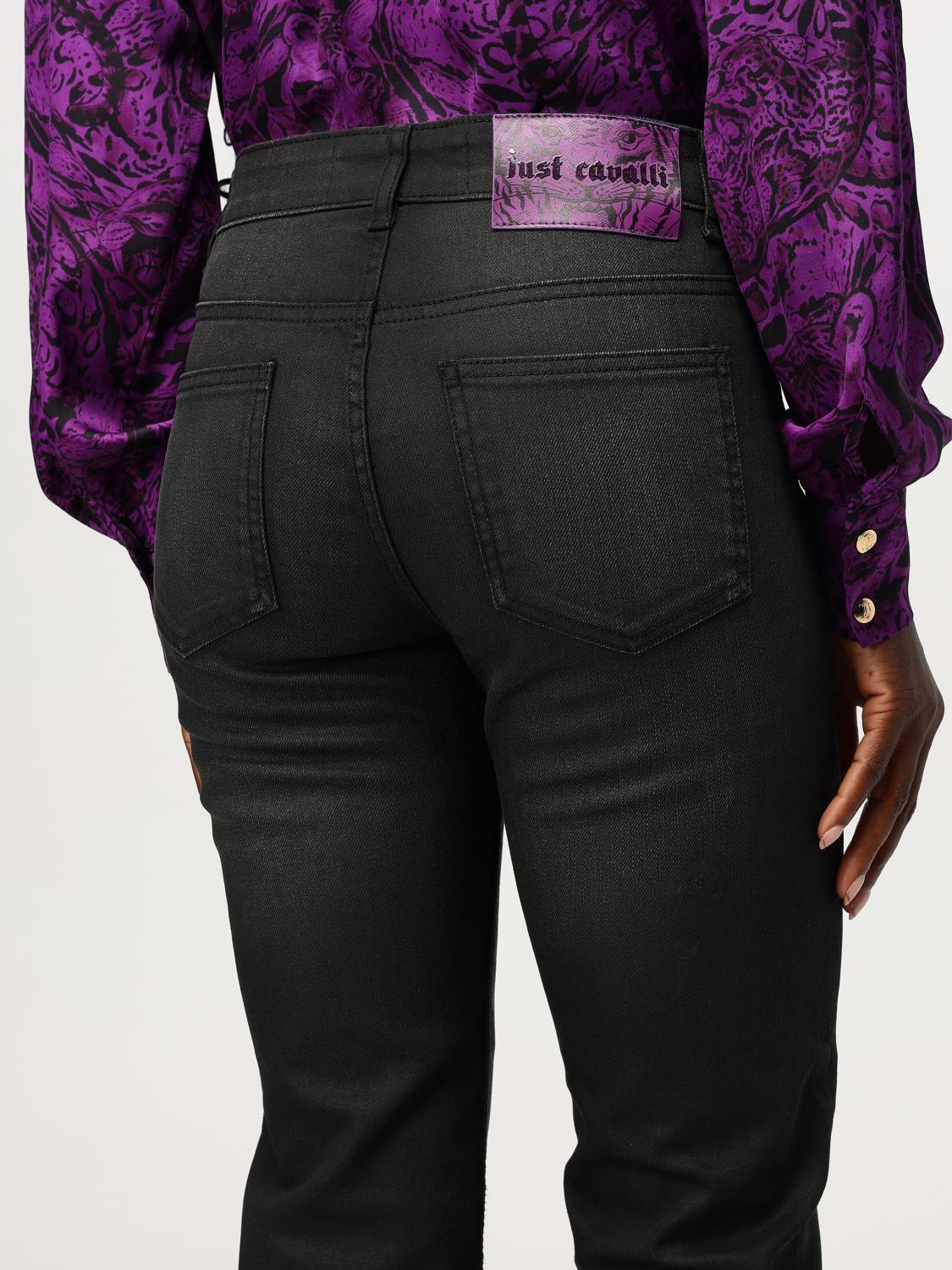 デニム・ジーパン JUST CAVALLI Woman Jeans Black 77PAB501CDWY6 899 Just Cavalli Outlet: Jeans woman - Black | Just Cavalli