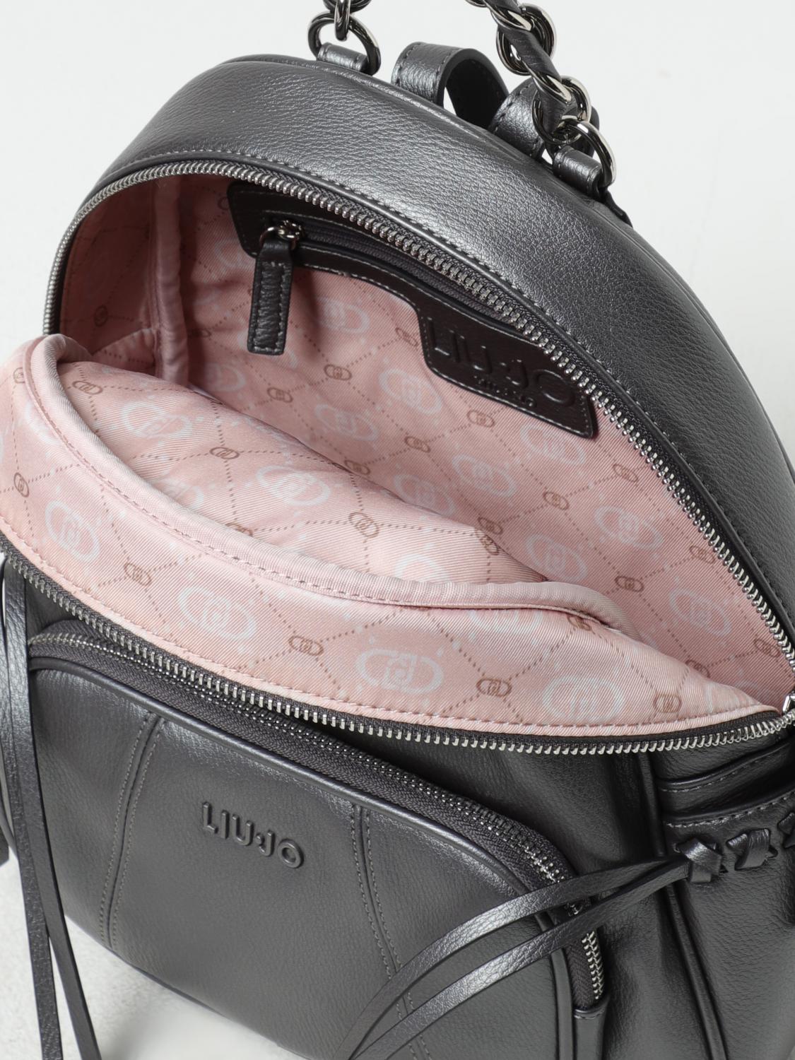 LIU JO MOCHILA: Mochila mujer Liu Jo, Gris - Img 4