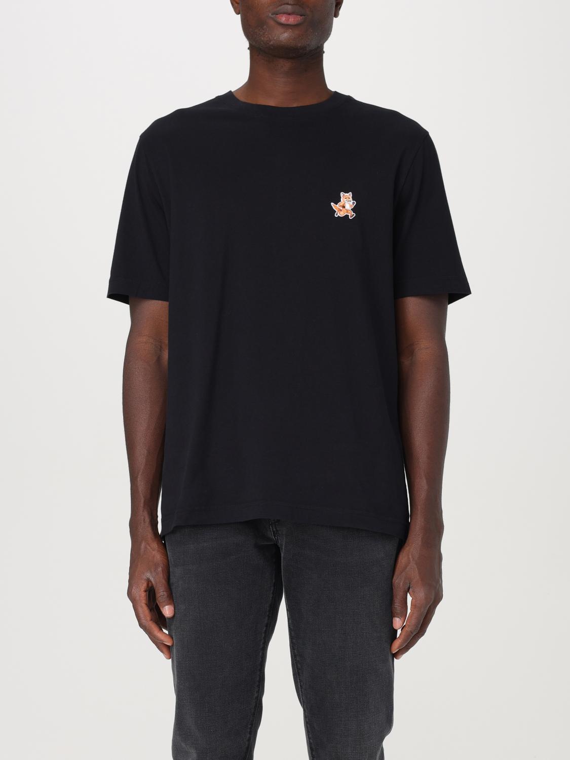 MAISON KITSUNÉ CAMISETA: Camiseta hombre Maison KitsunÉ, Negro - Img 1