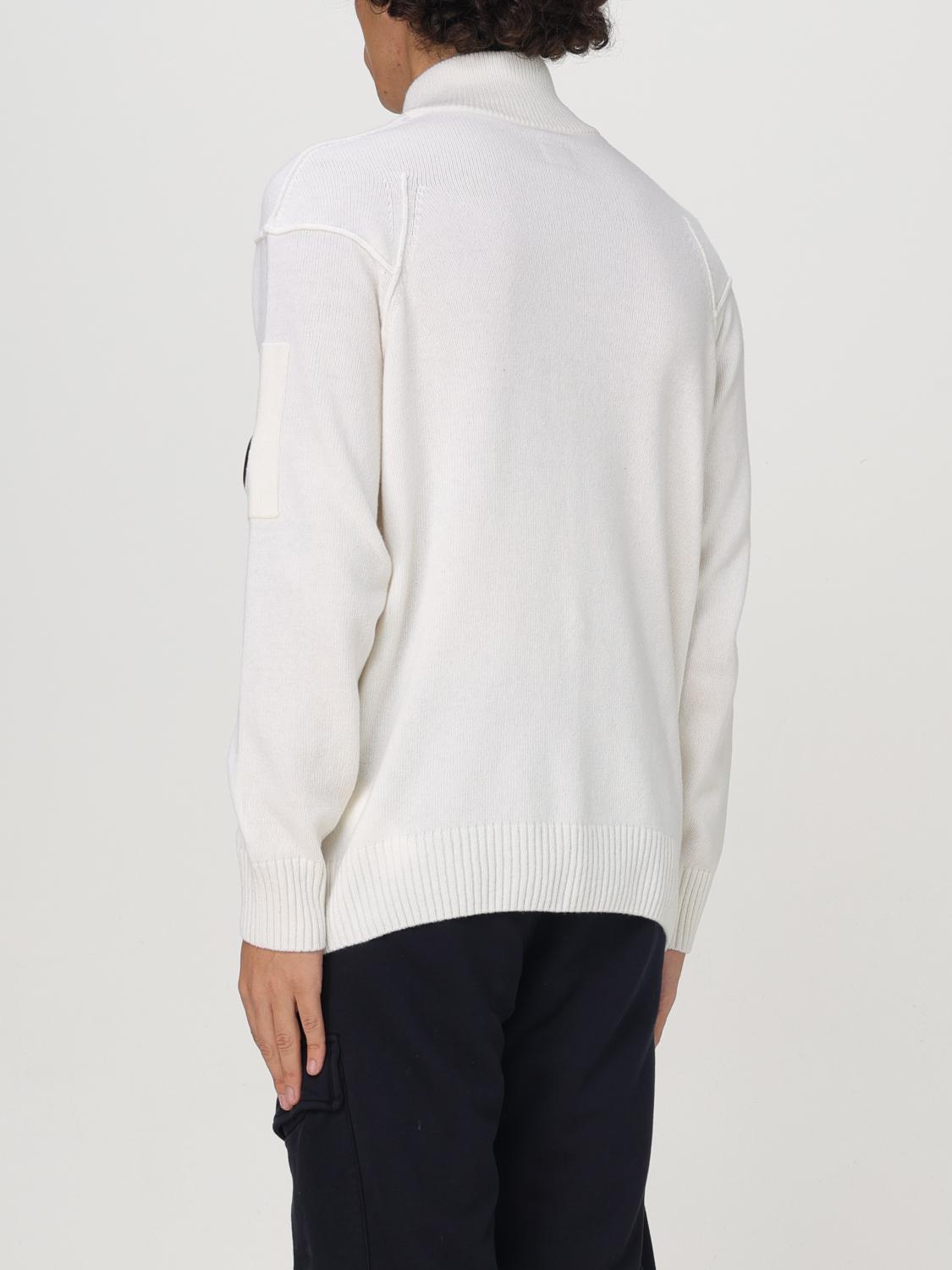 C.P. COMPANY SWEATER: Sweater men C.P. Company, White - Img 3