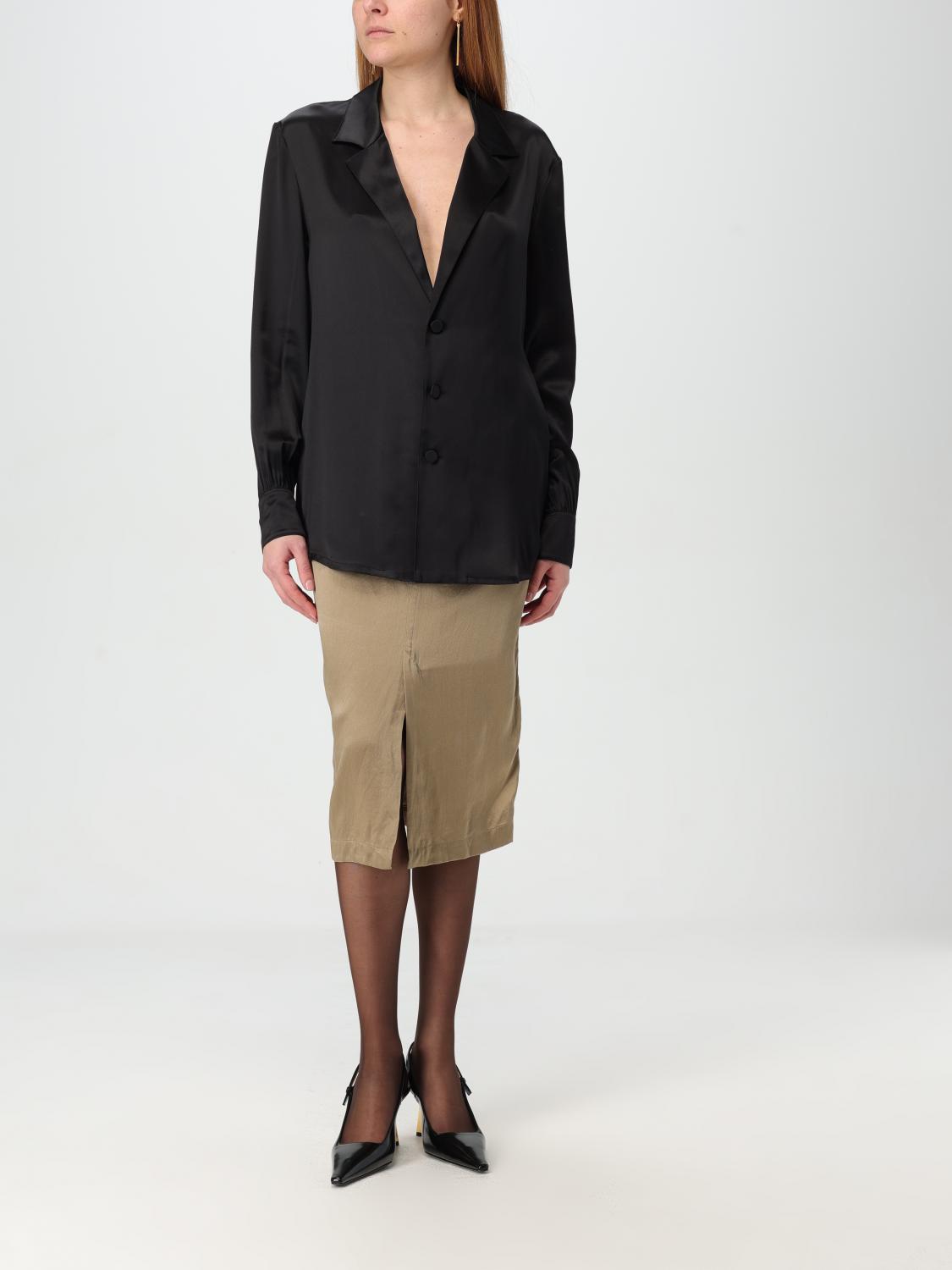 SAINT LAURENT SHIRT: Shirt woman Saint Laurent, Black - Img 2