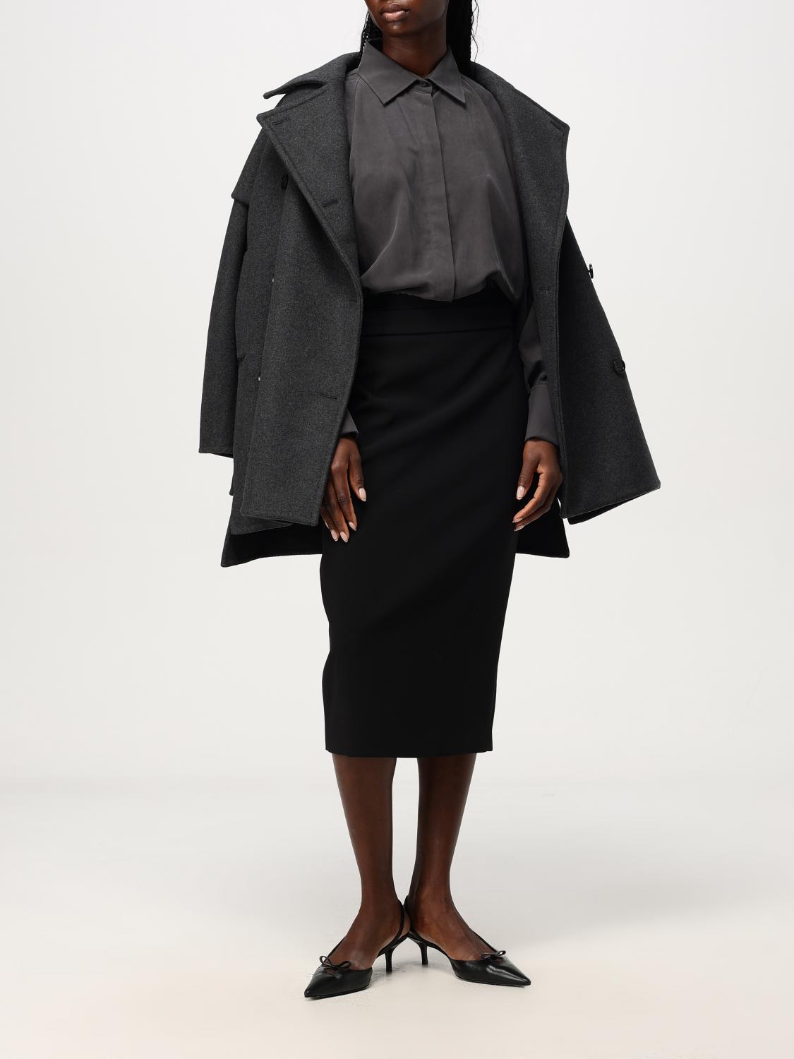 MAX MARA COAT: Coat woman Max Mara, Grey - Img 2