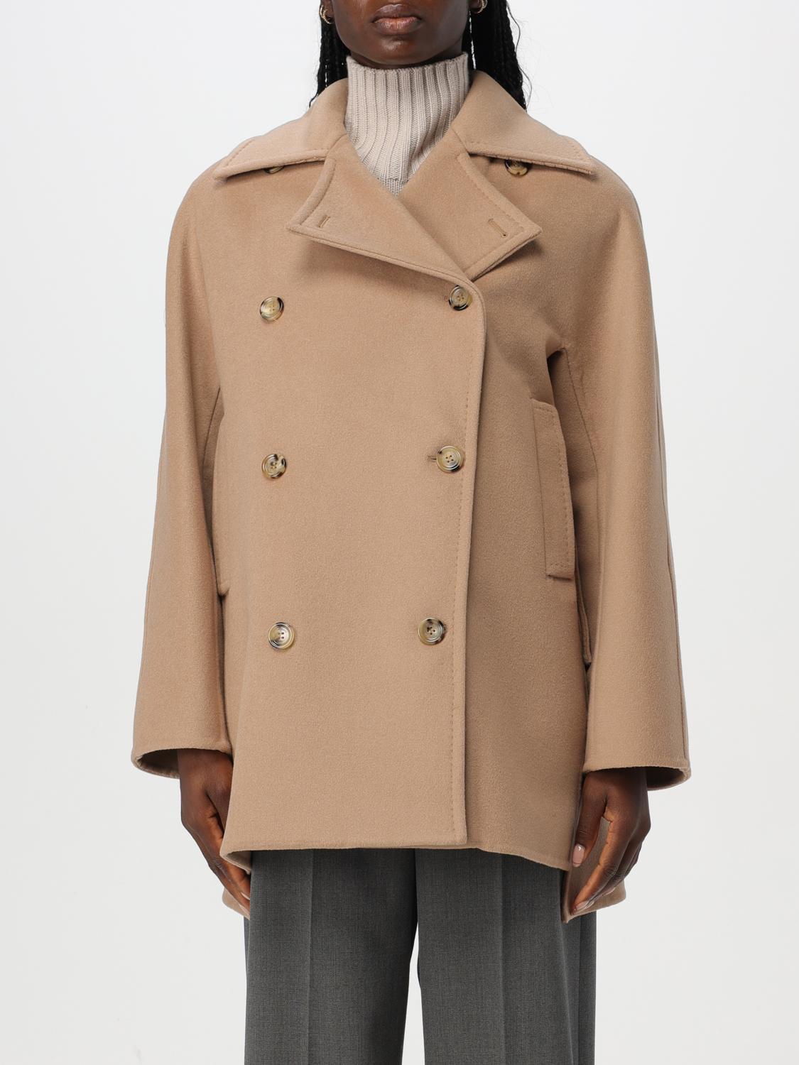 MAX MARA MANTEAU: Manteau femme Max Mara, Beige - Img 1