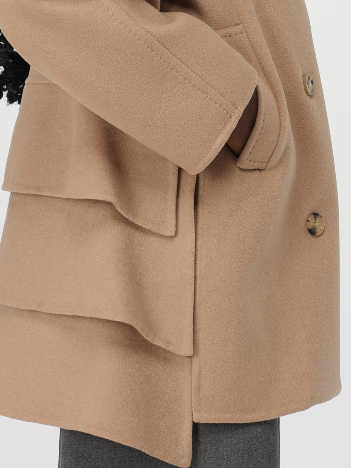 MAX MARA COAT: Coat woman Max Mara, Beige - Img 5