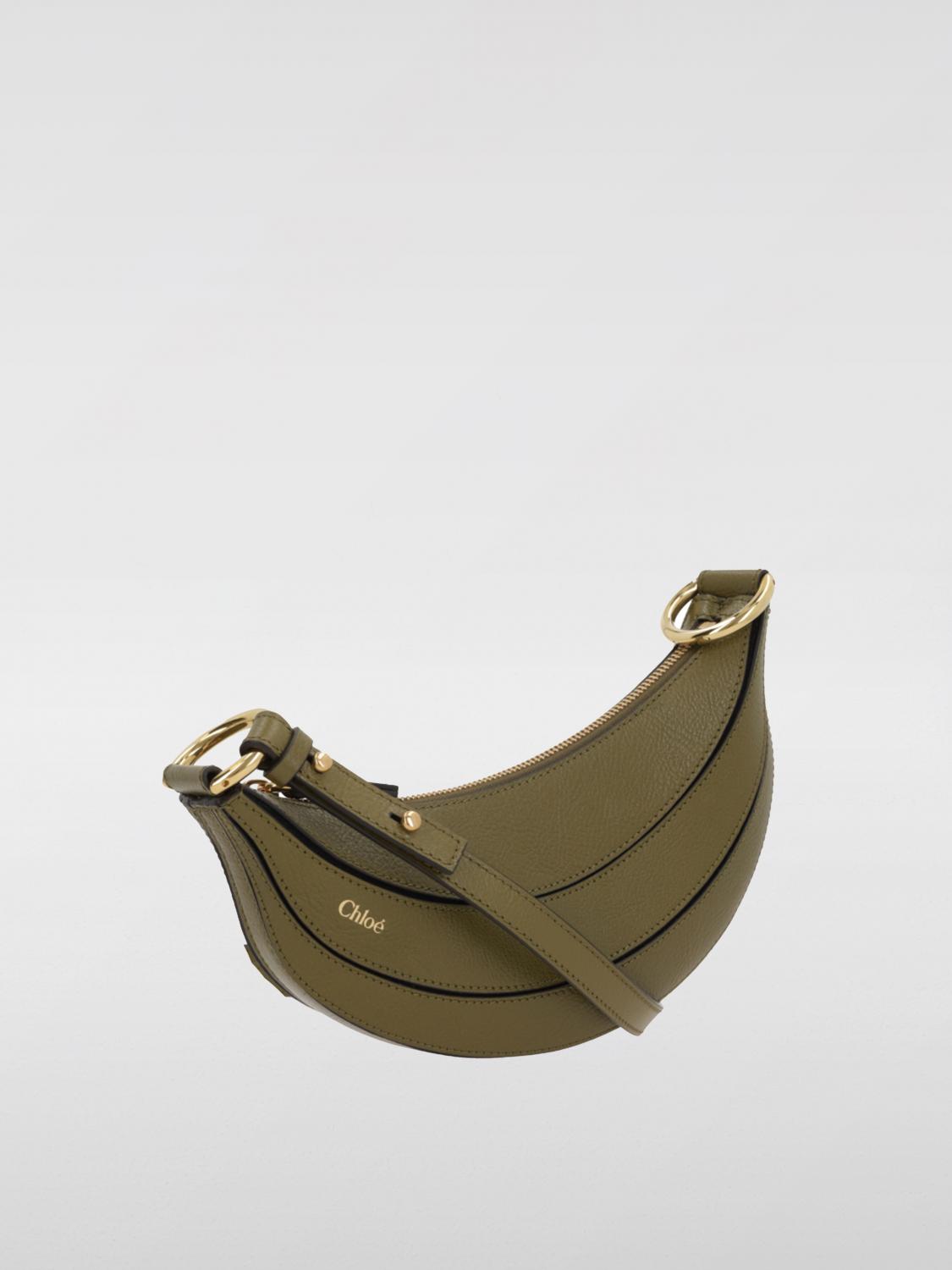 CHLOÉ MINI BAG: Shoulder bag woman ChloÉ, Kaki - Img 3
