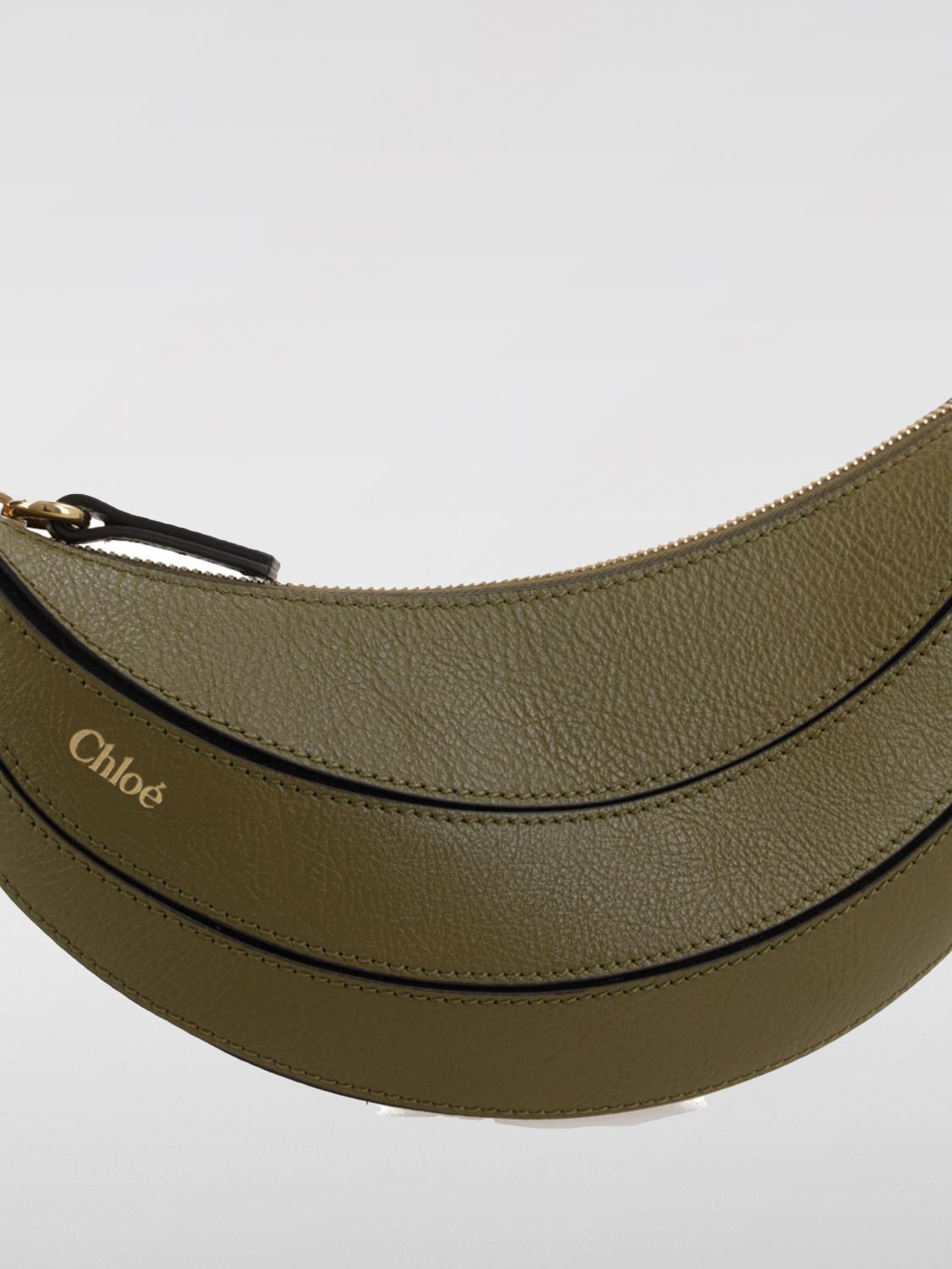 CHLOÉ MINI BAG: Shoulder bag woman ChloÉ, Kaki - Img 4