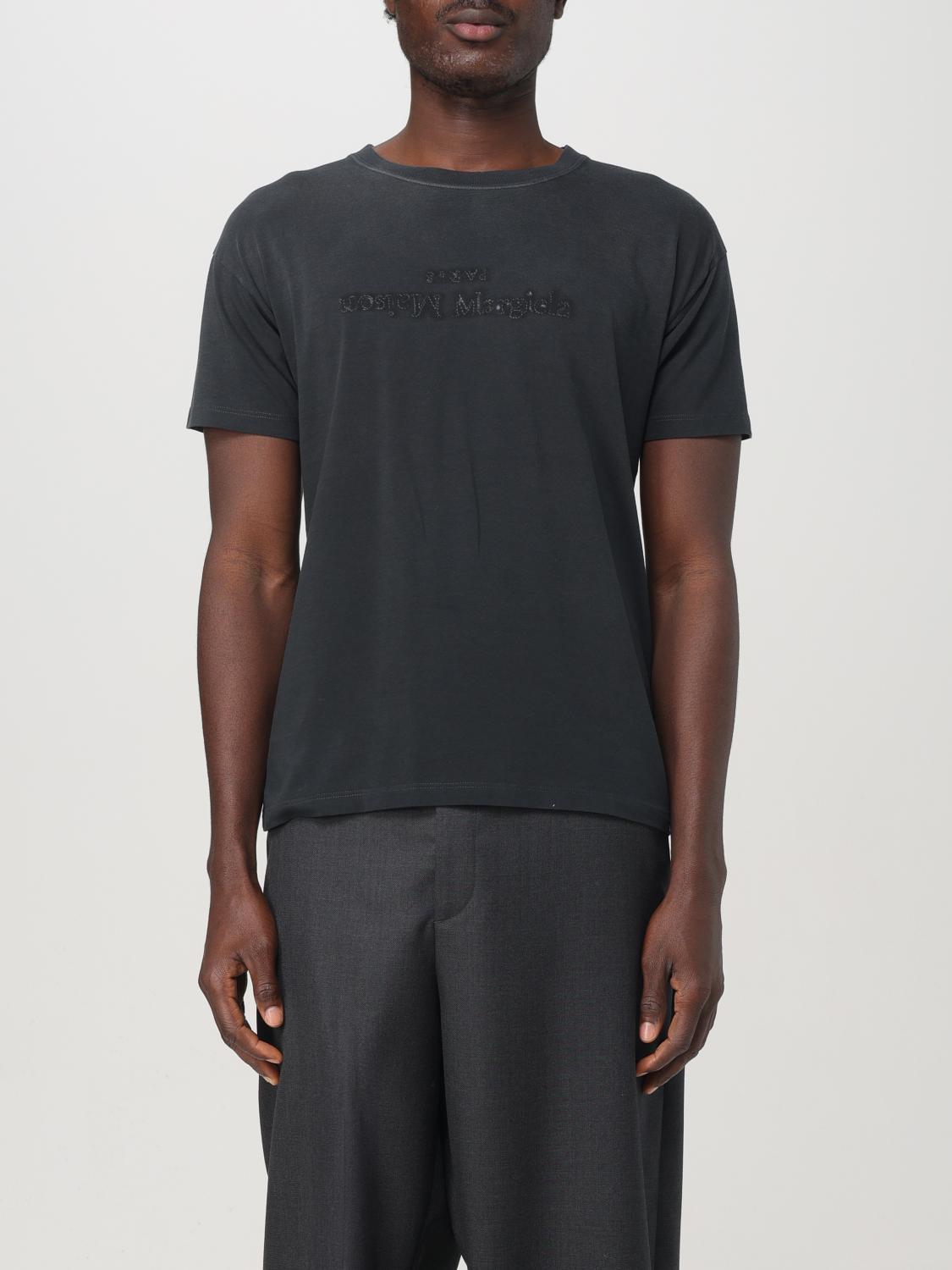 MAISON MARGIELA T-SHIRT: T-shirt men Maison Margiela, Black 1 - Img 1